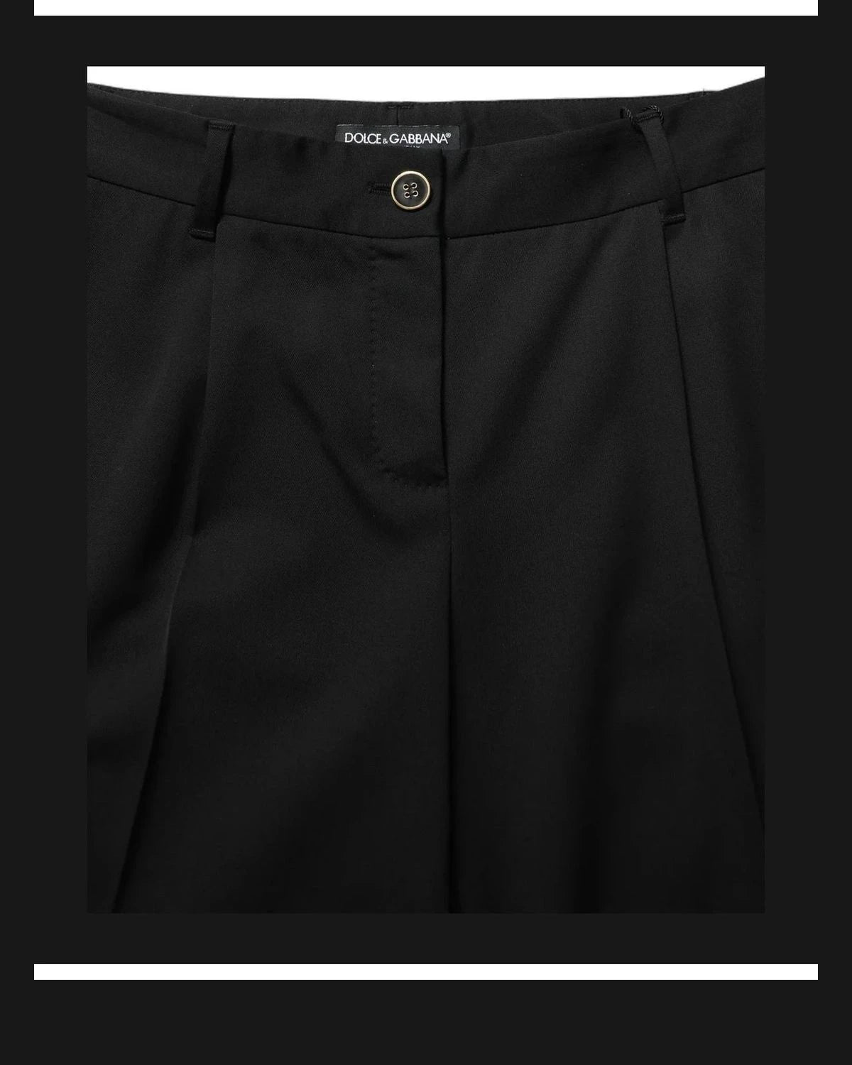 Dolce & Gabbana Trouser in black, Virgin Wool
