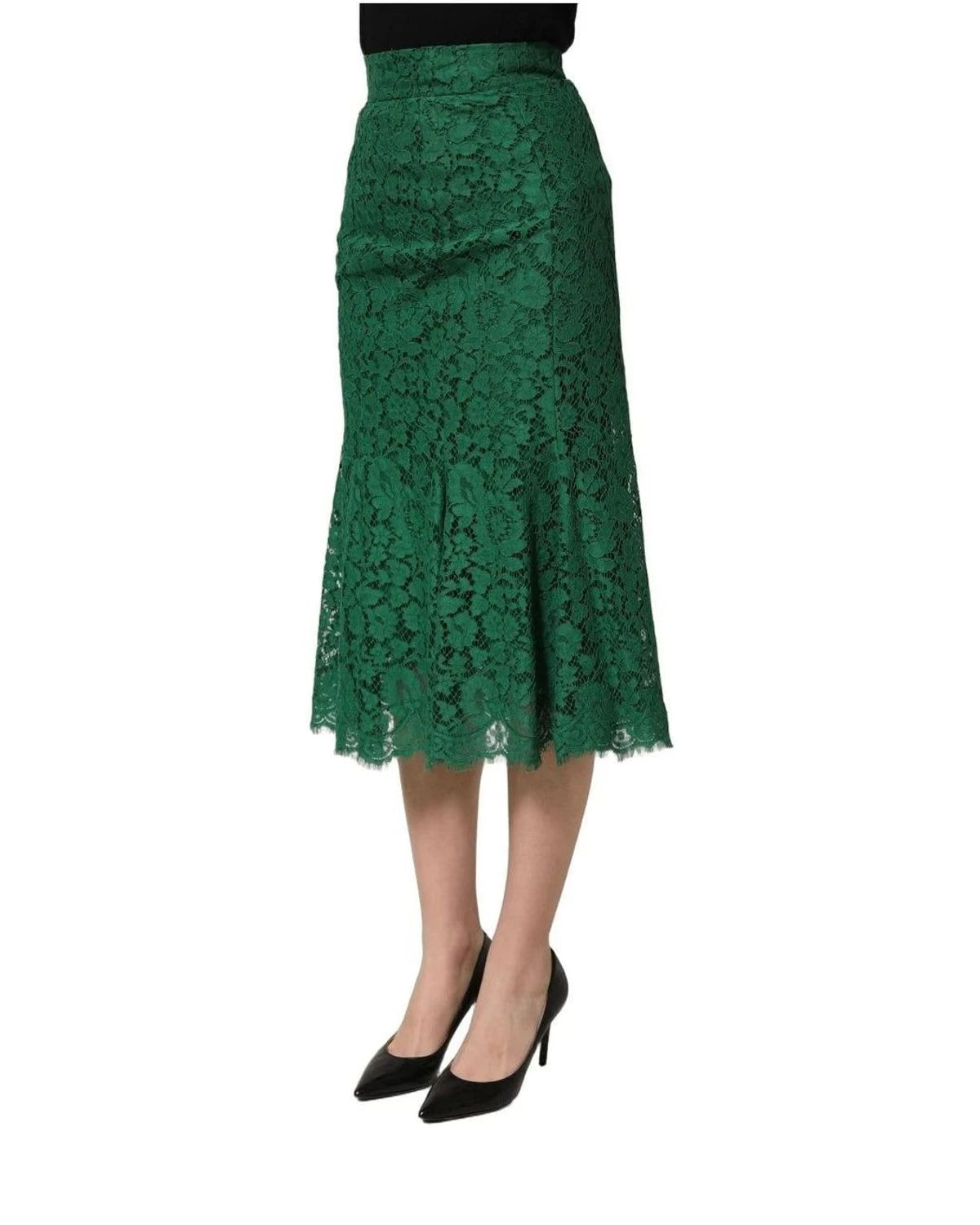 Dolce & Gabbana Skirt in green, Cotton — view 4
