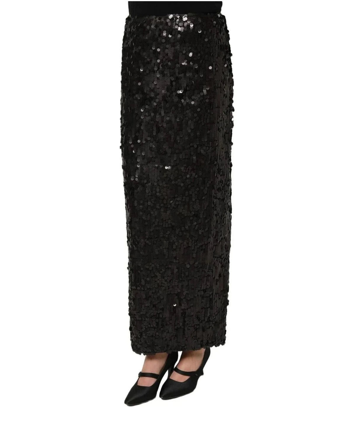 Dolce & Gabbana Skirt in black, Silk — view 3