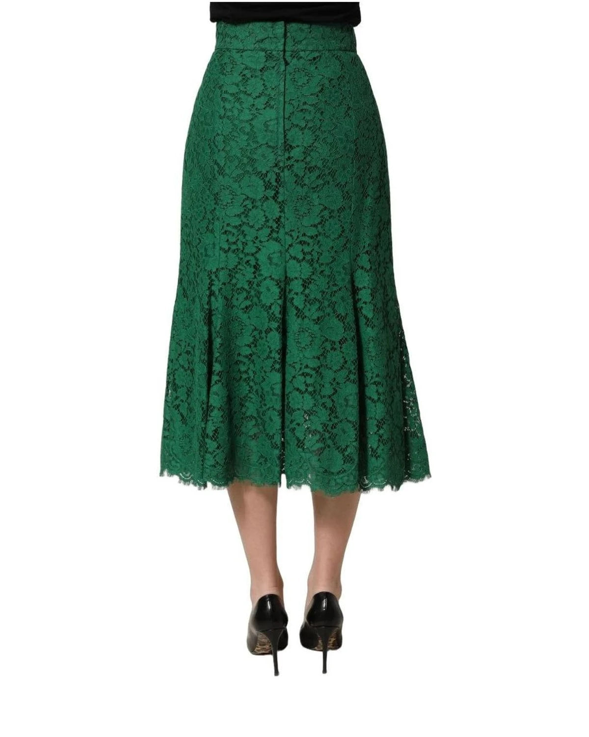 Dolce & Gabbana Skirt in green, Cotton — view 5