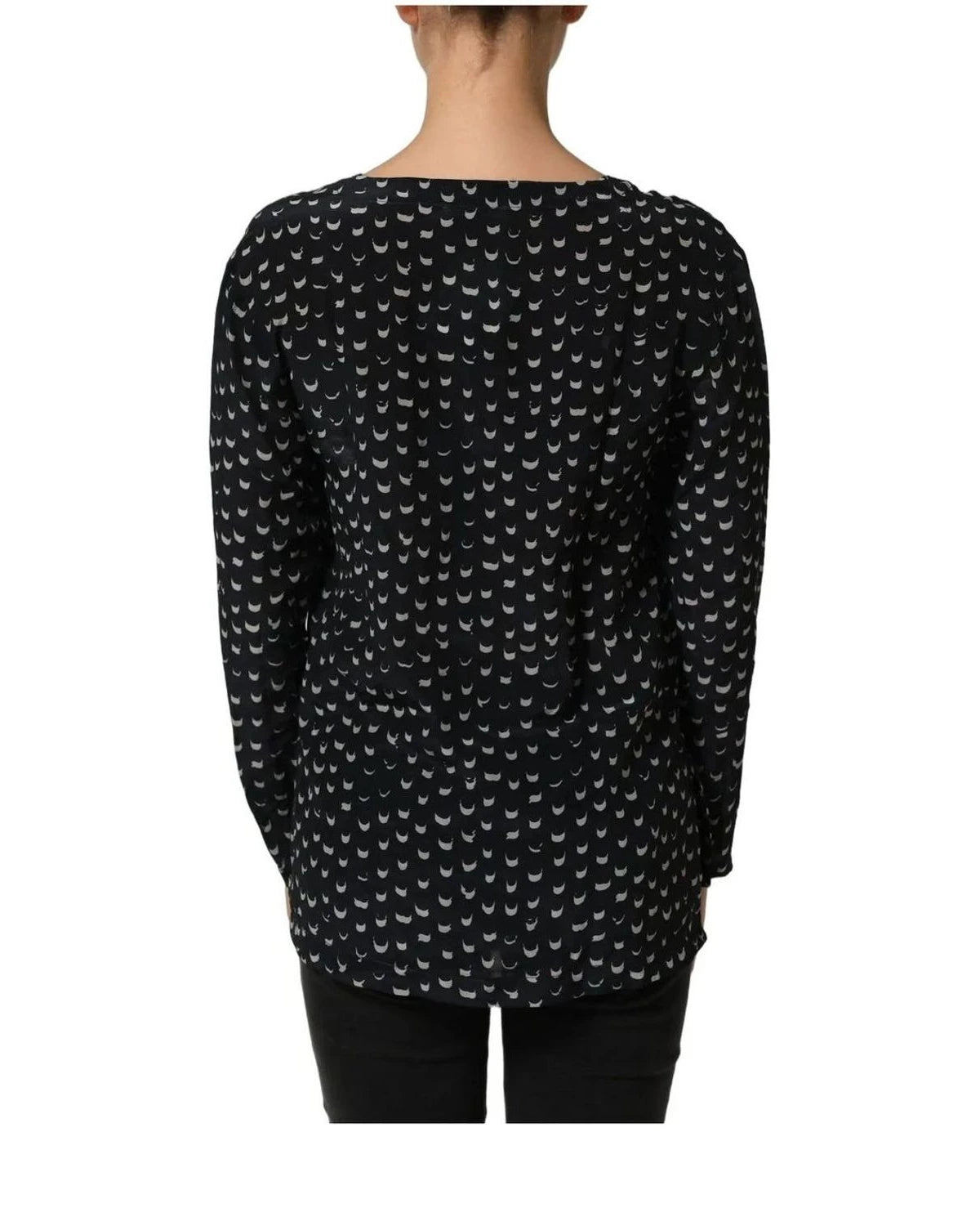 Bruno Manetti Blouse in black — view 4