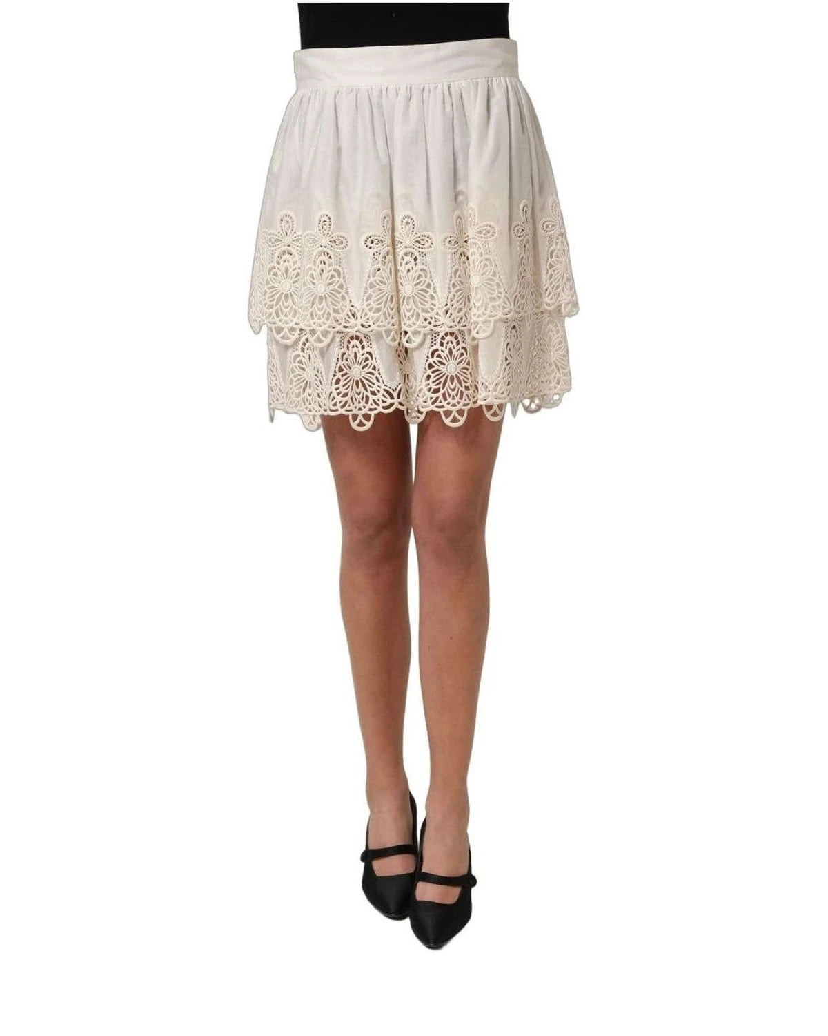 Dolce & Gabbana Skirt in white, Cotton — view 2