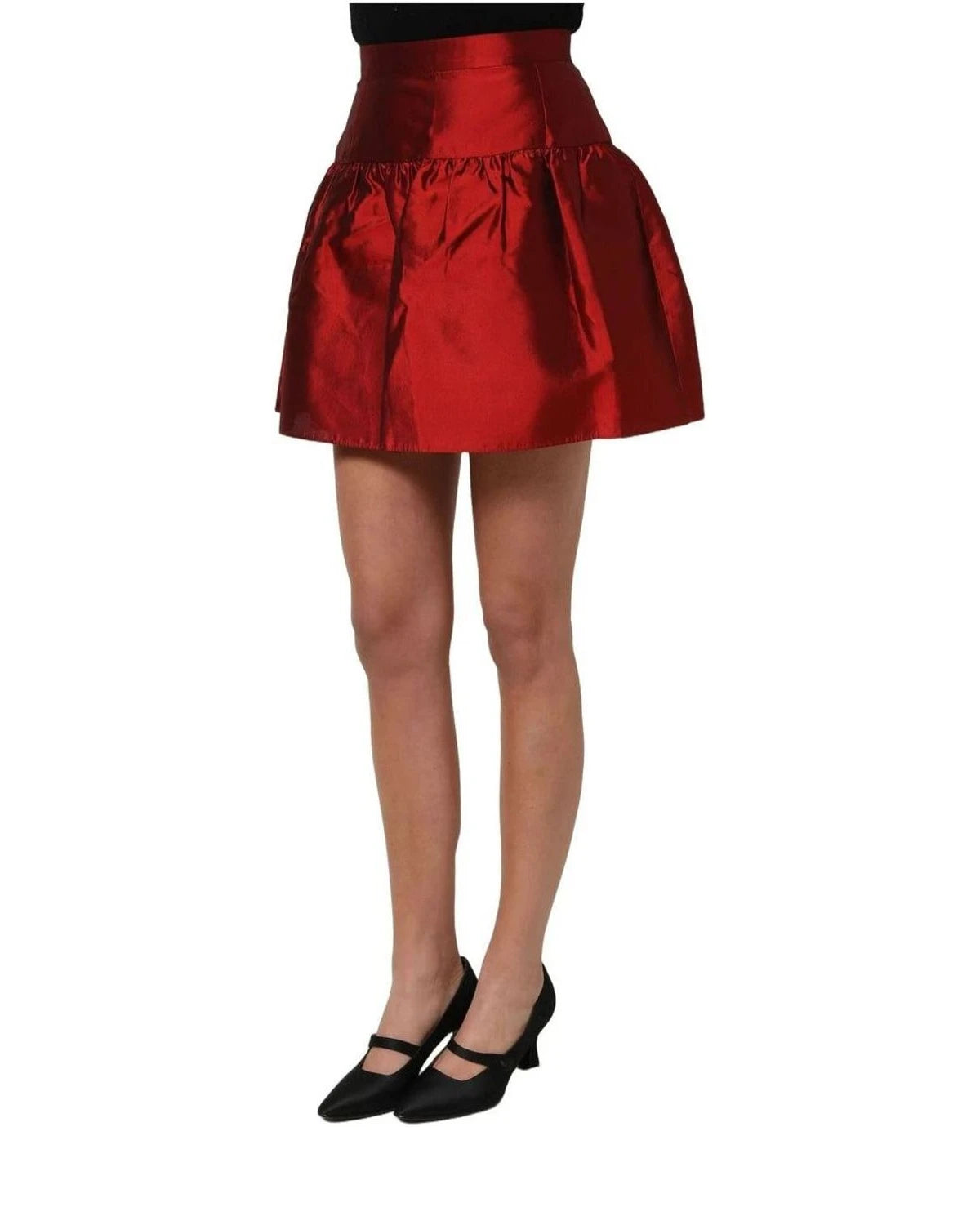 Dolce & Gabbana Skirt in red, Silk — view 4