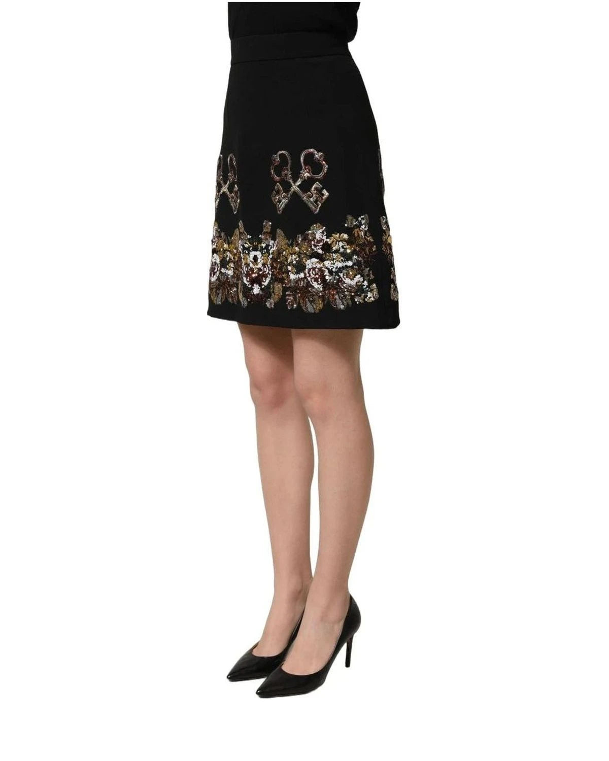 Dolce & Gabbana Skirt in black, Acetate — view 4