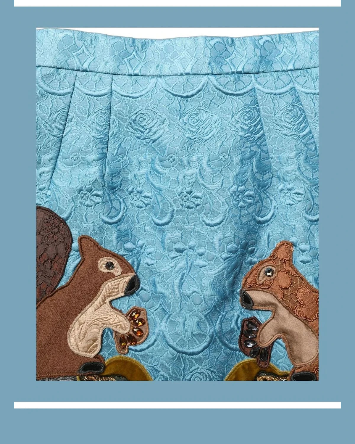 Dolce & Gabbana Skirt in blue, Cotton — view 6