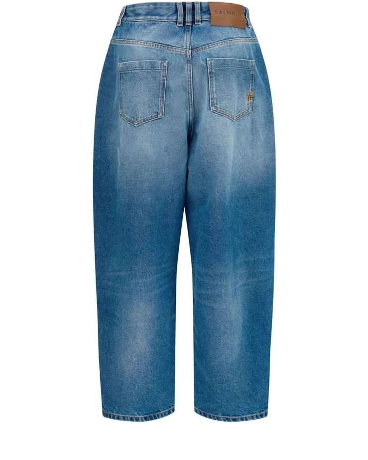 Balmain Jean in blue, Cotton — view 2