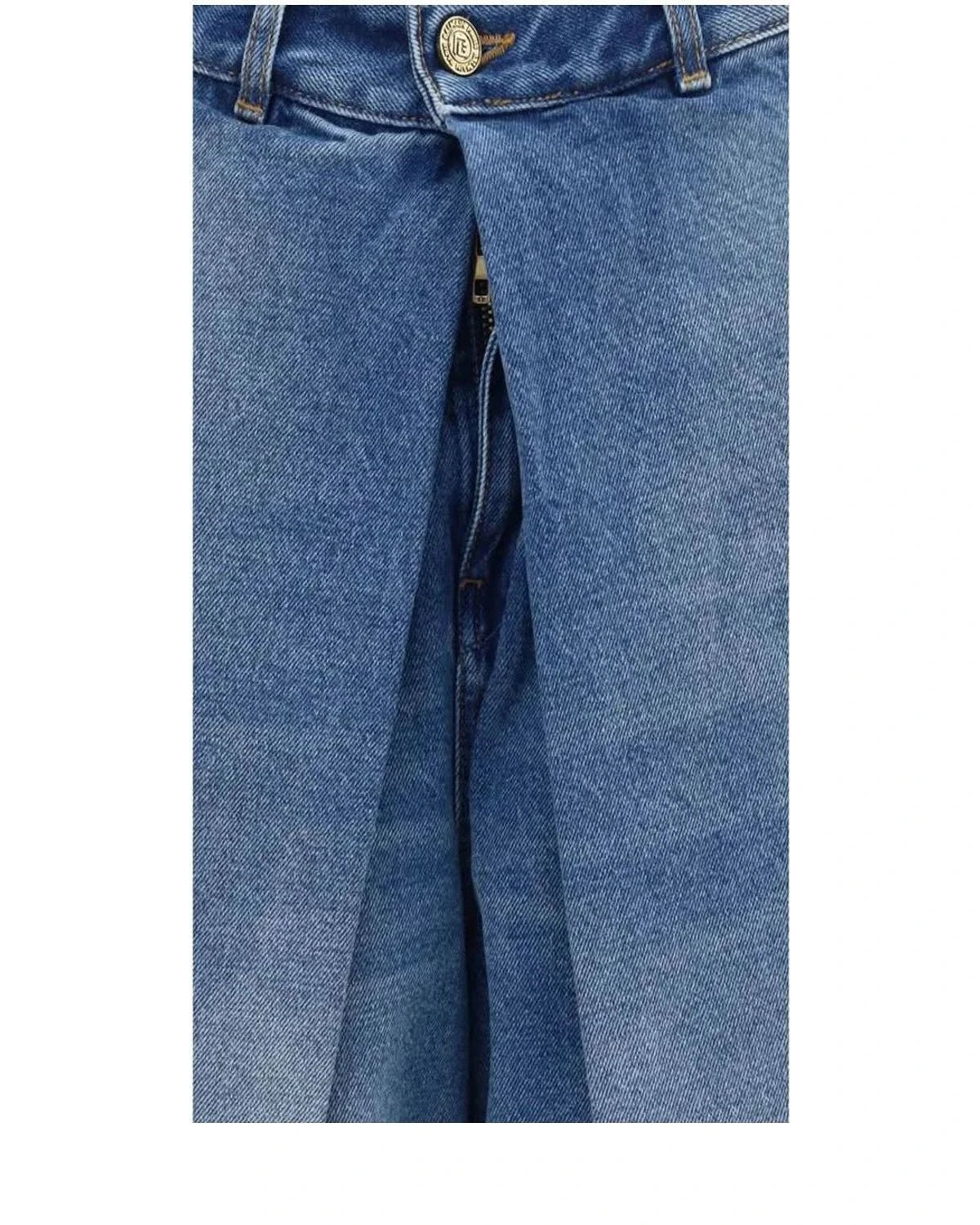 Balmain Jean in blue, Cotton — view 3