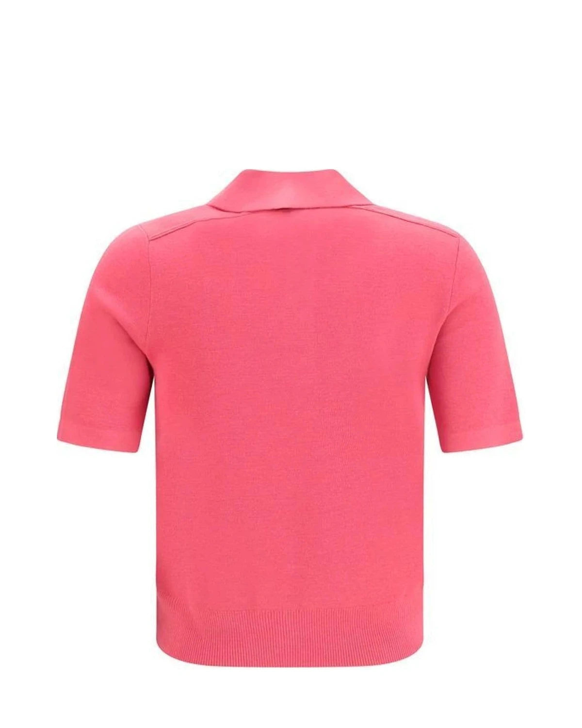 Burberry Henley Shirt in pink, Merino Wool — view 2