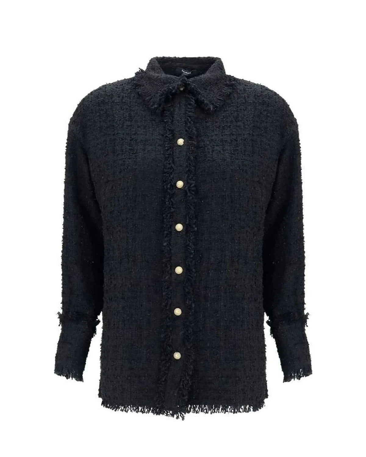 Balmain Blouse in black, Polyamide