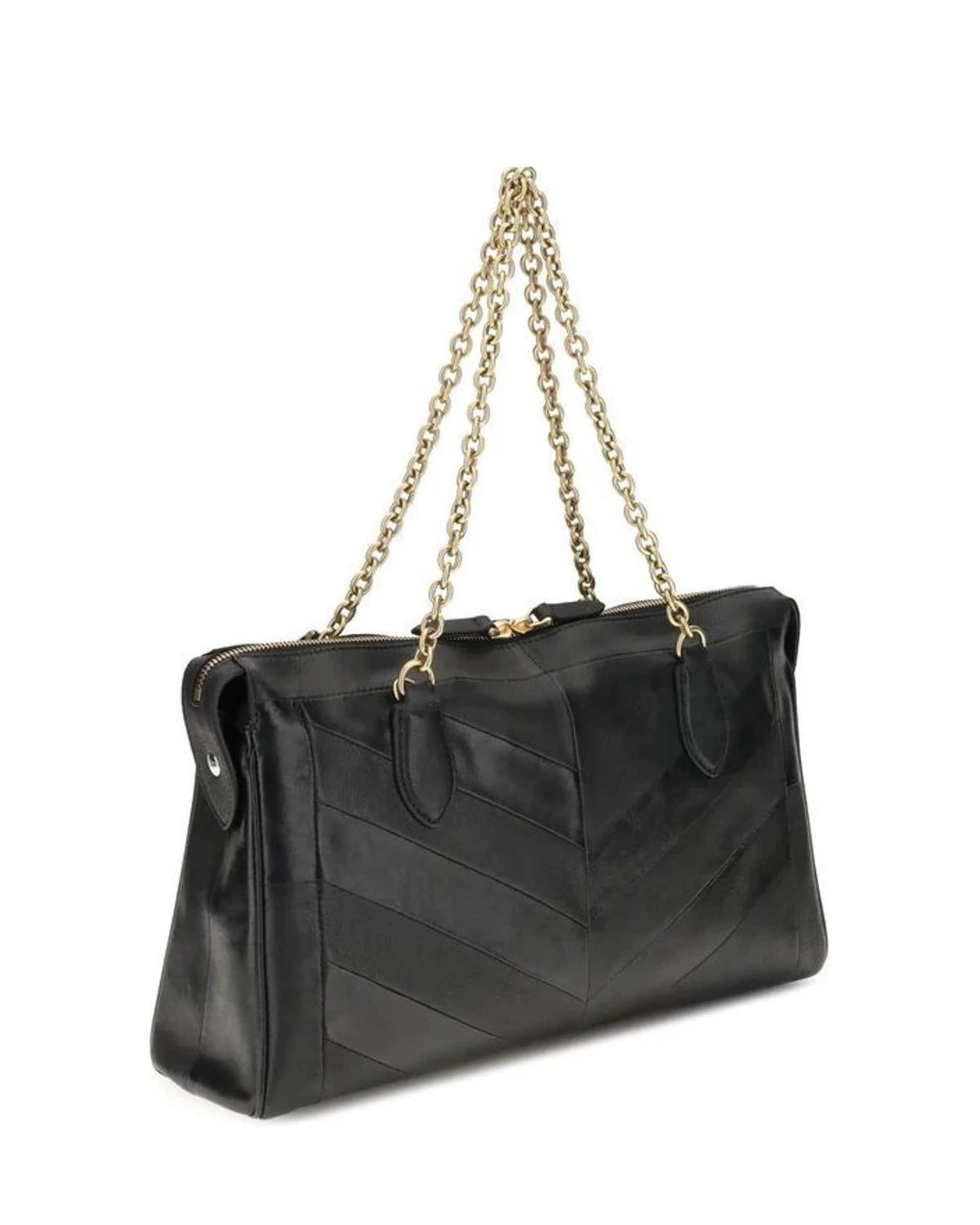 Valentino Garavani Patchwork Black Shoulder Bag