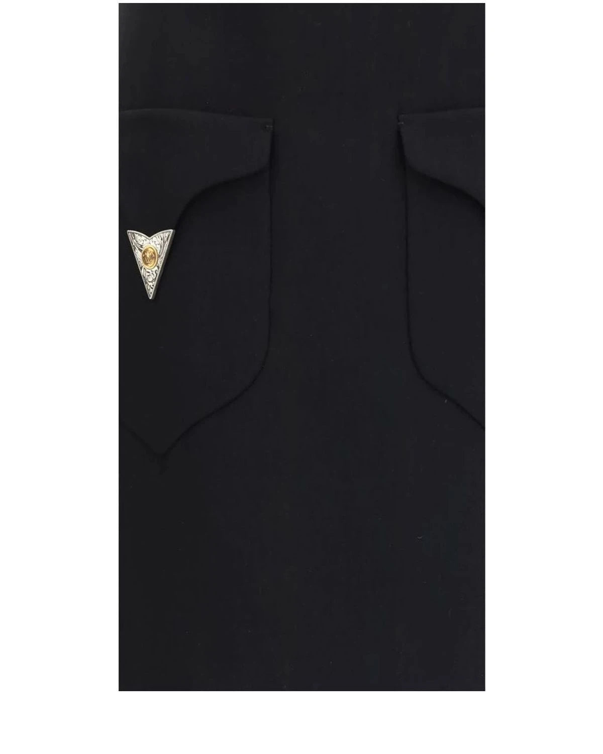Versace Skirt in black, Fleece Wool — view 3