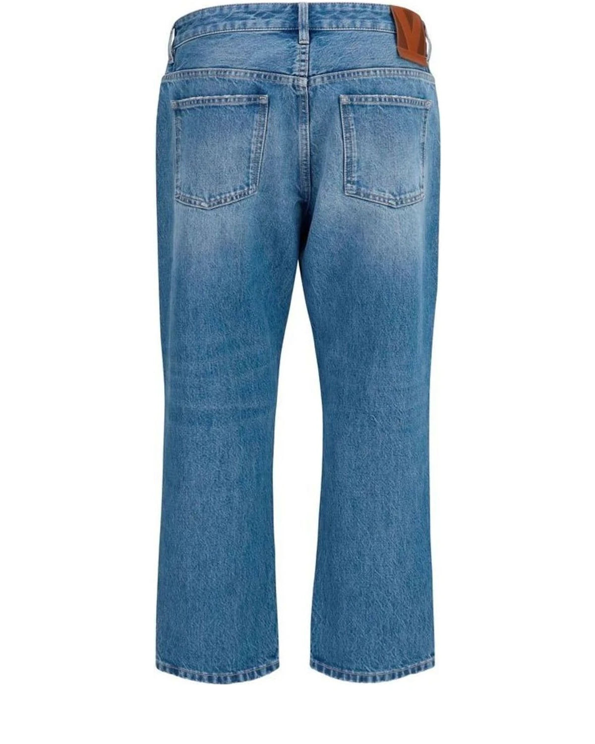 Valentino Garavani Jean in blue, Cotton — view 2