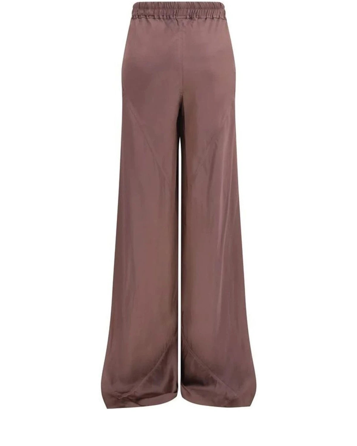 Rick Owens Palazzo Pant in brown, Silk — view 2