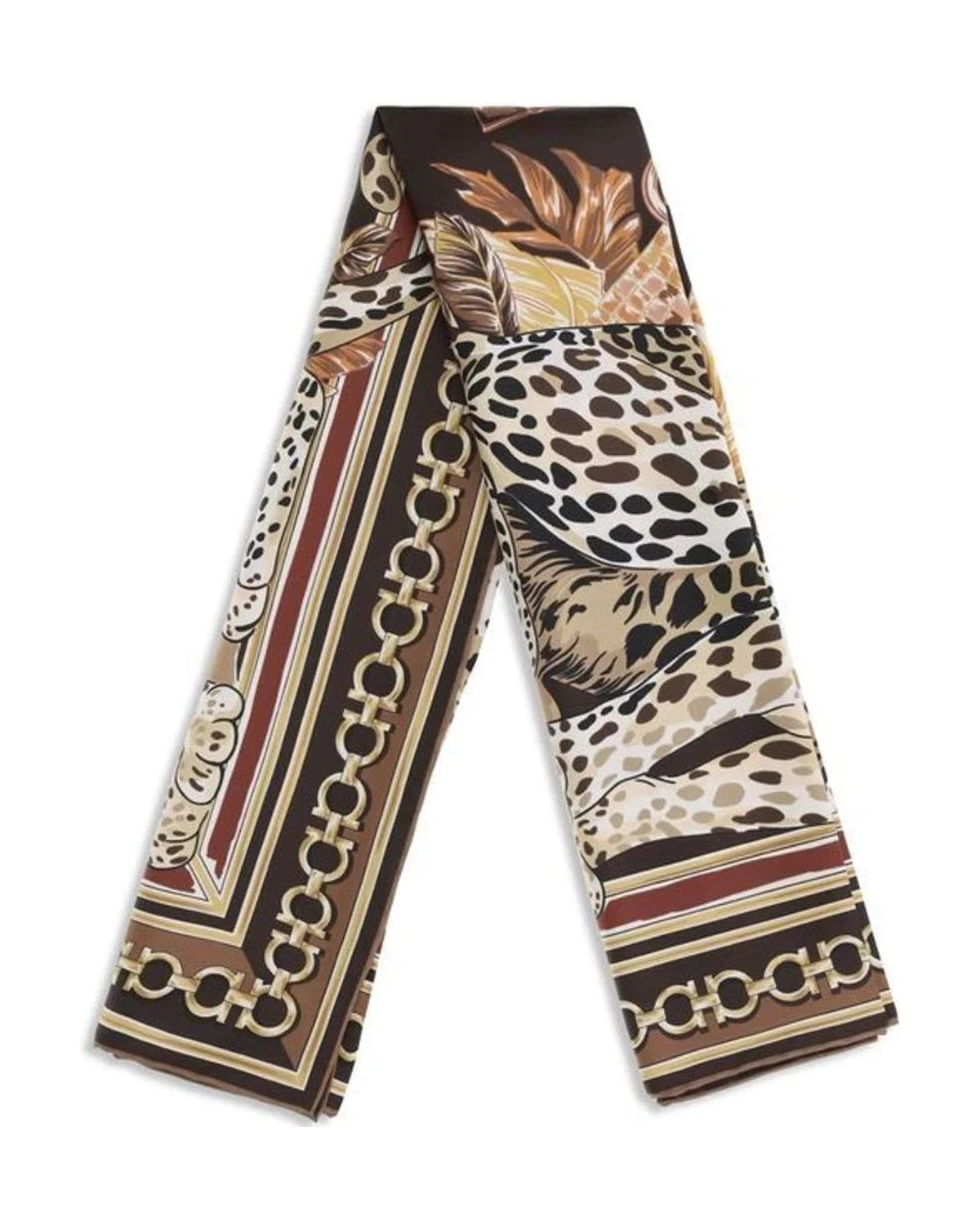 Ferragamo Scarves & Shawl in beige, Silk — view 2
