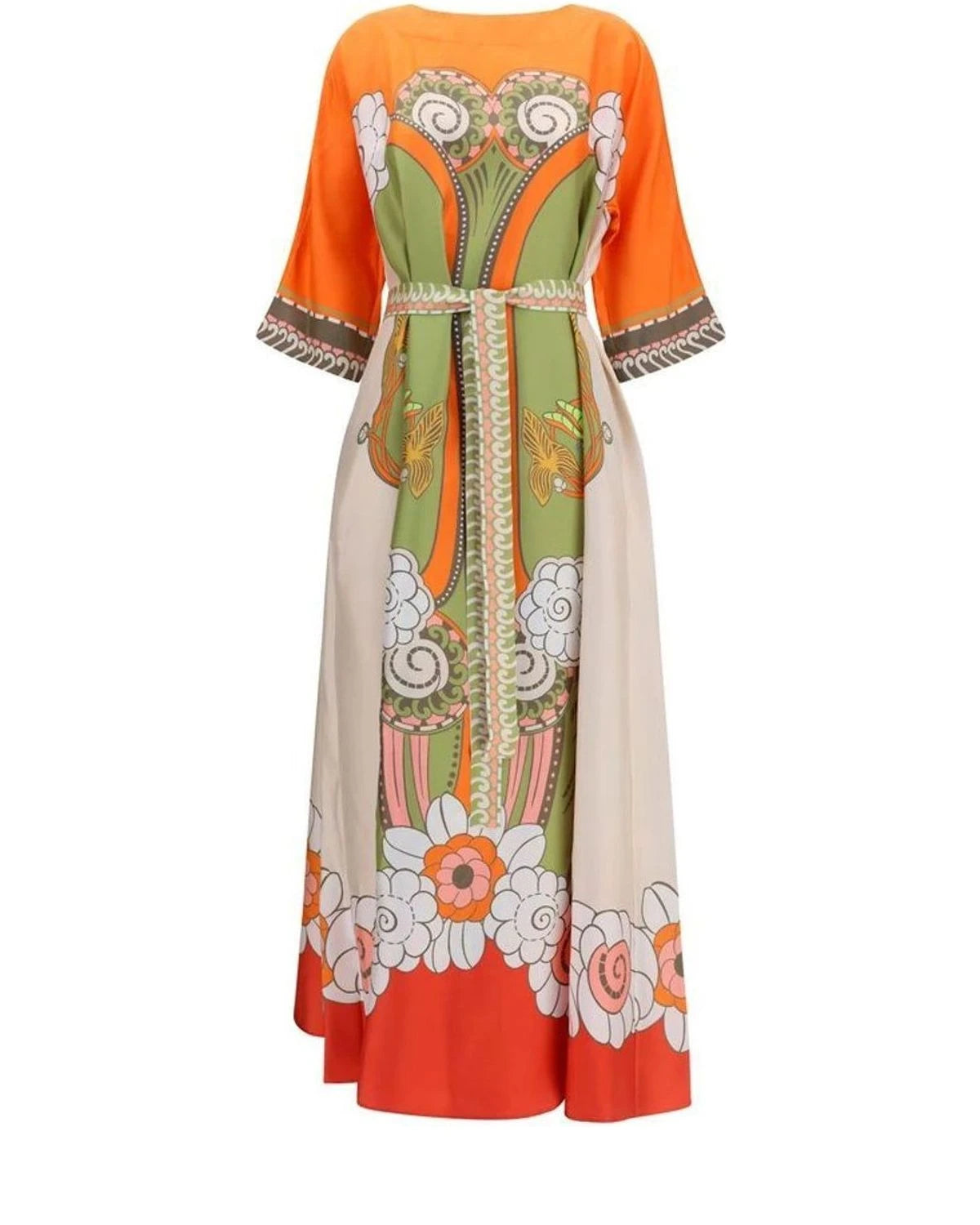La Double J Dresse in orange, Silk