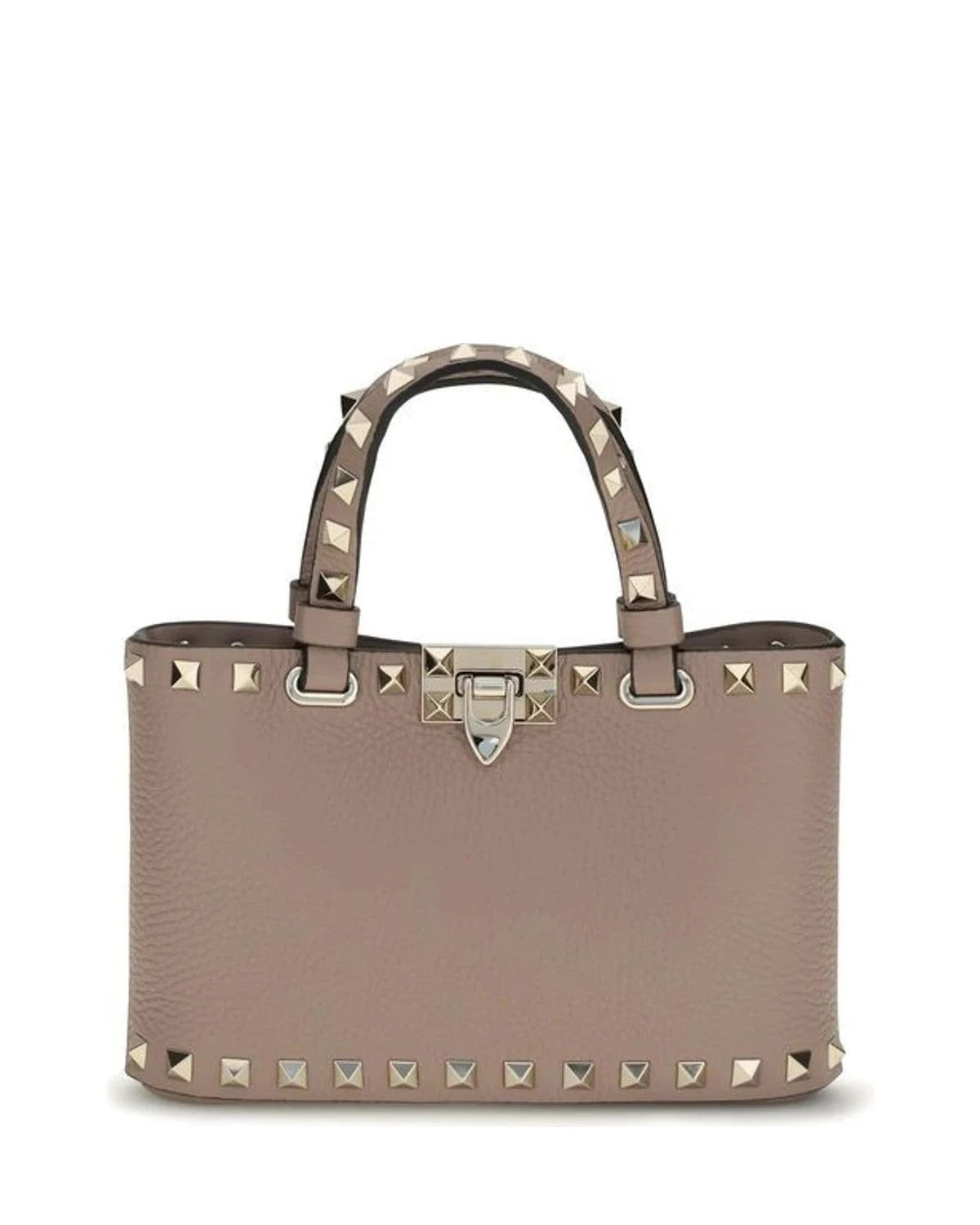 Valentino Garavani Satchel Bag in beige, Calf Leather