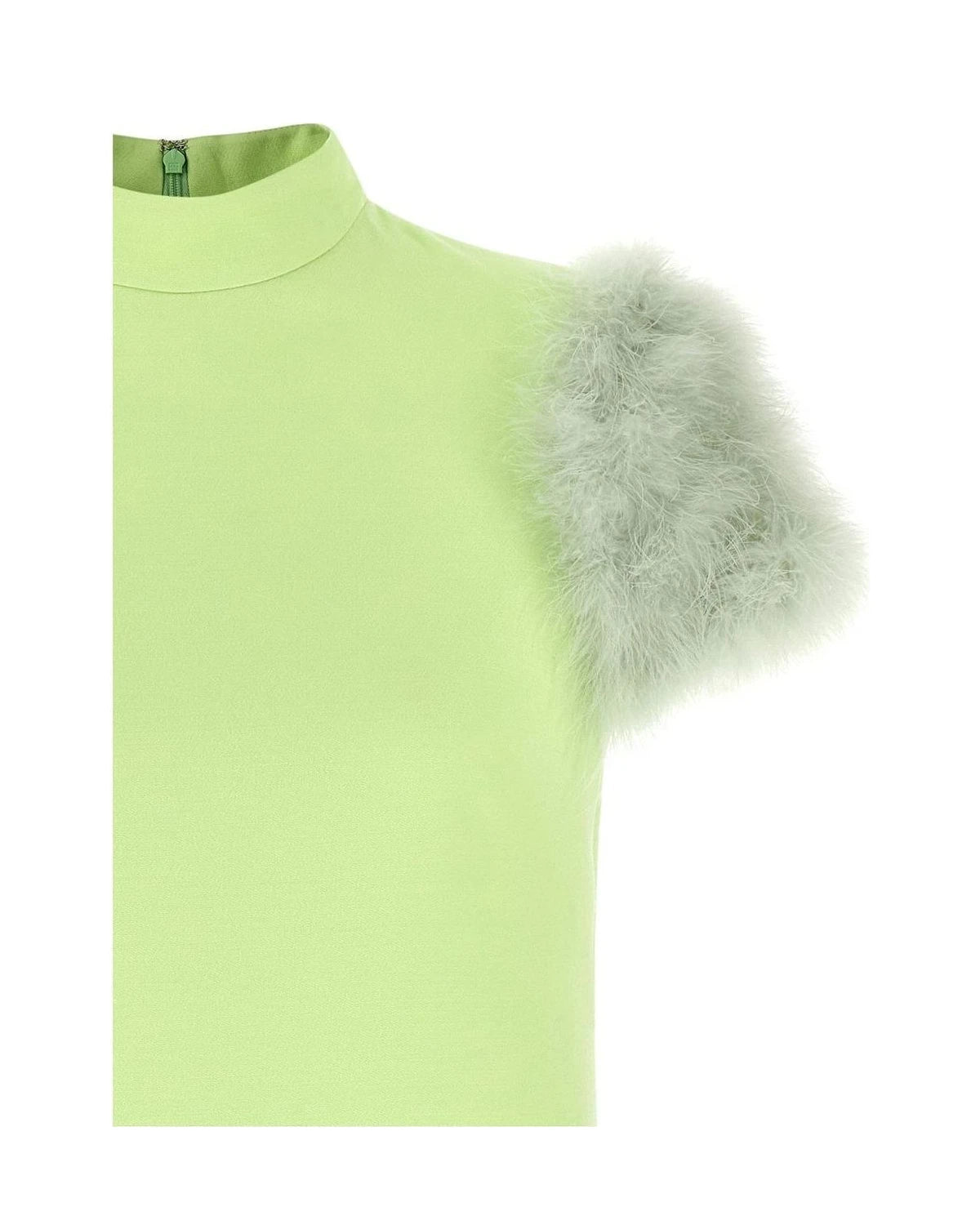 Valentino Garavani Dresse in green, Virgin Wool — view 3