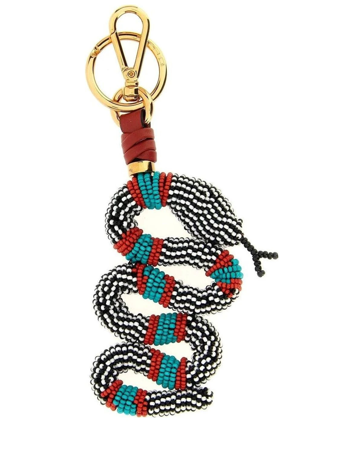 Etro Keychain in multicolor, Glass — view 2