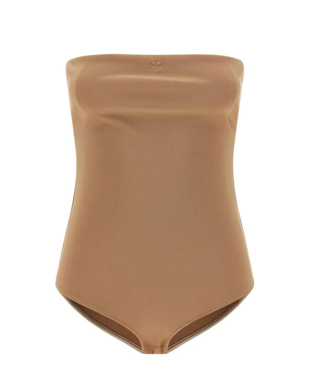 Courrèges Bodysuit in beige, Viscose