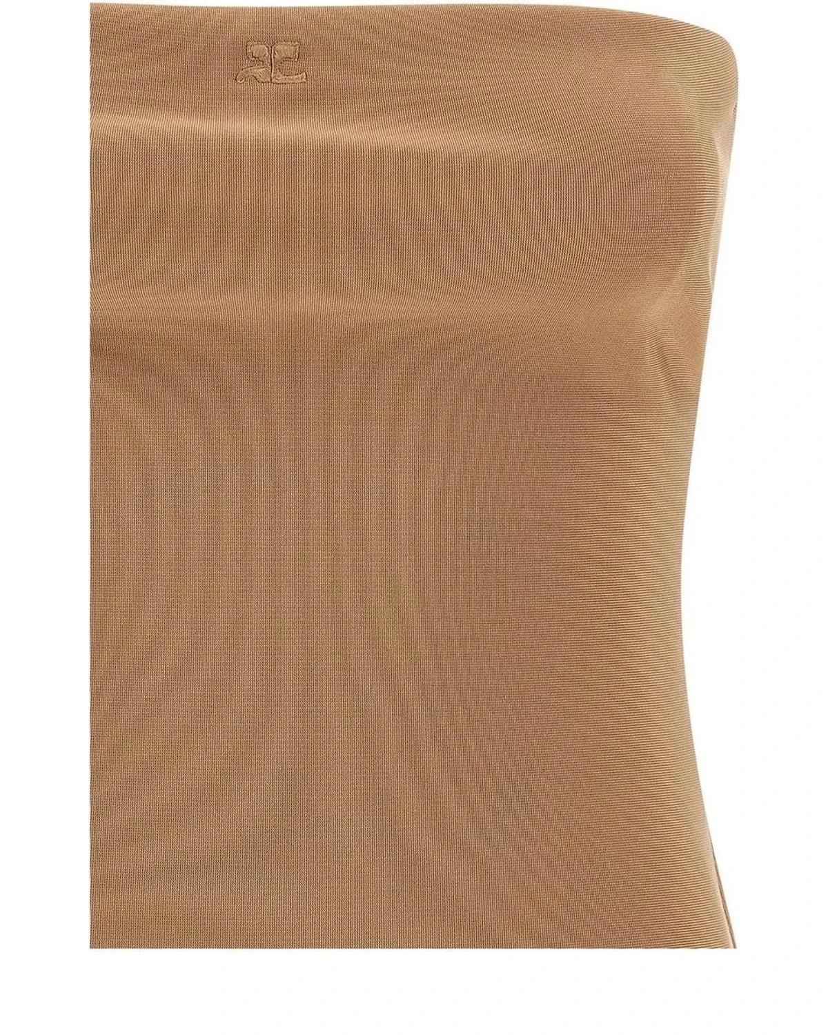 Courrèges Bodysuit in beige, Viscose — view 3