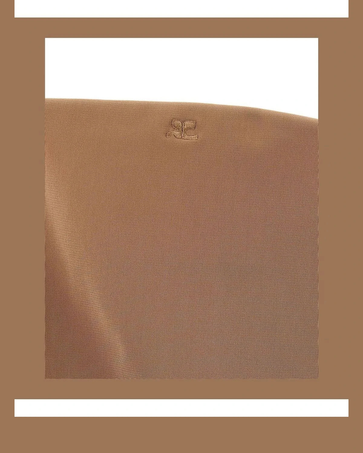 Courrèges Bodysuit in beige, Viscose — view 4