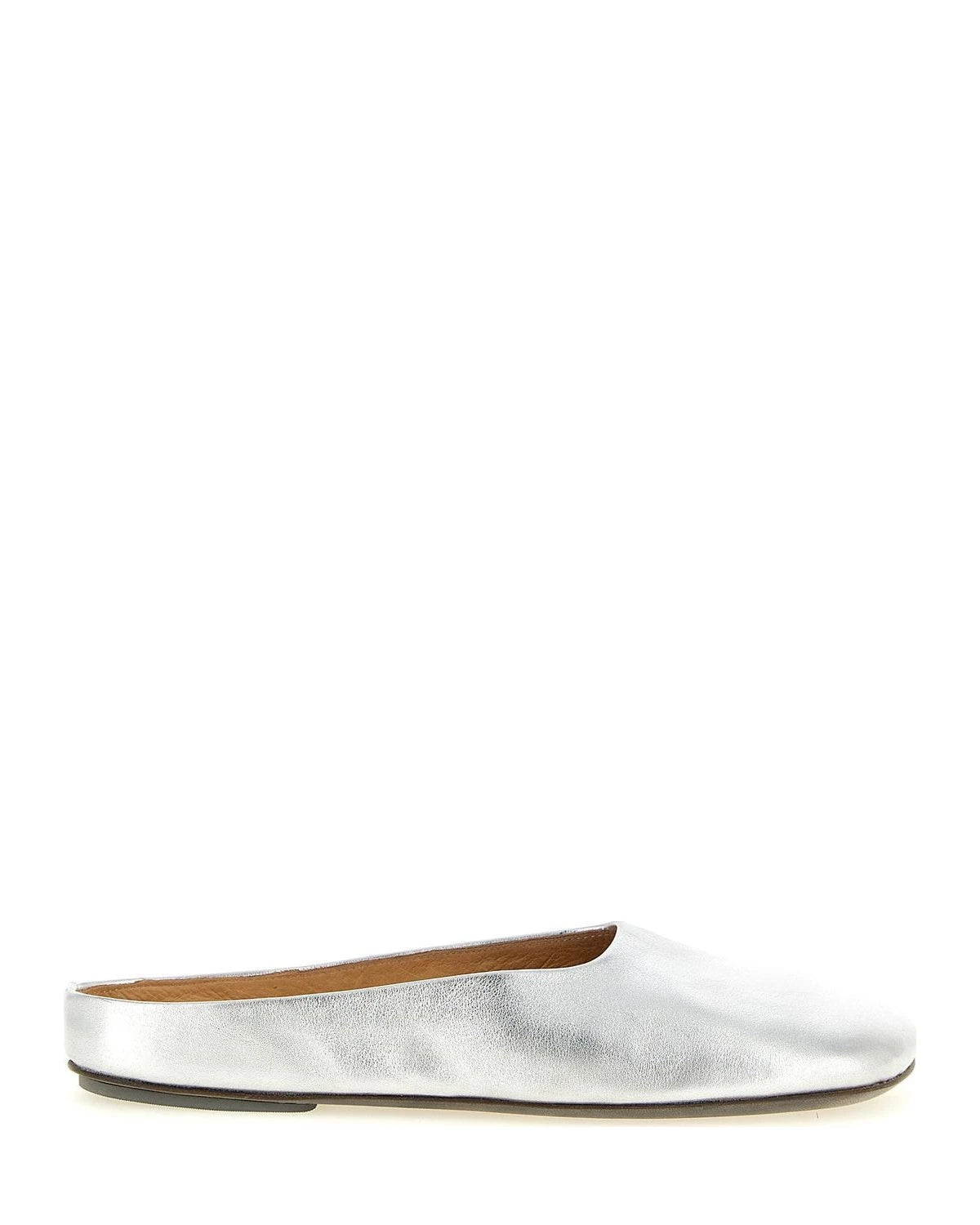 Marsell Silver Mules