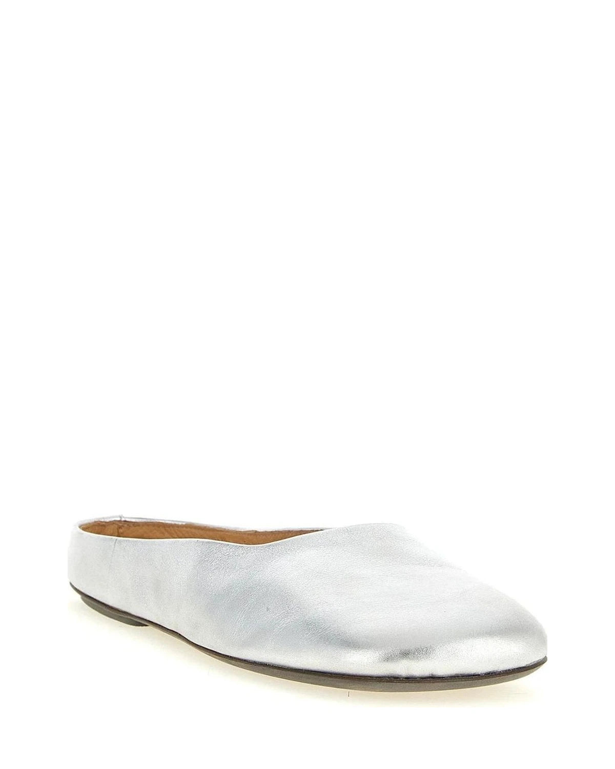 Marsell Silver Mules