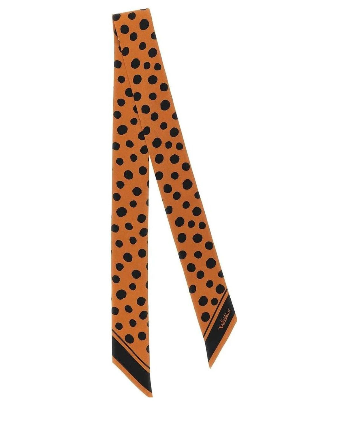 Valentino Garavani Durags & Hair Wrap in brown, Silk