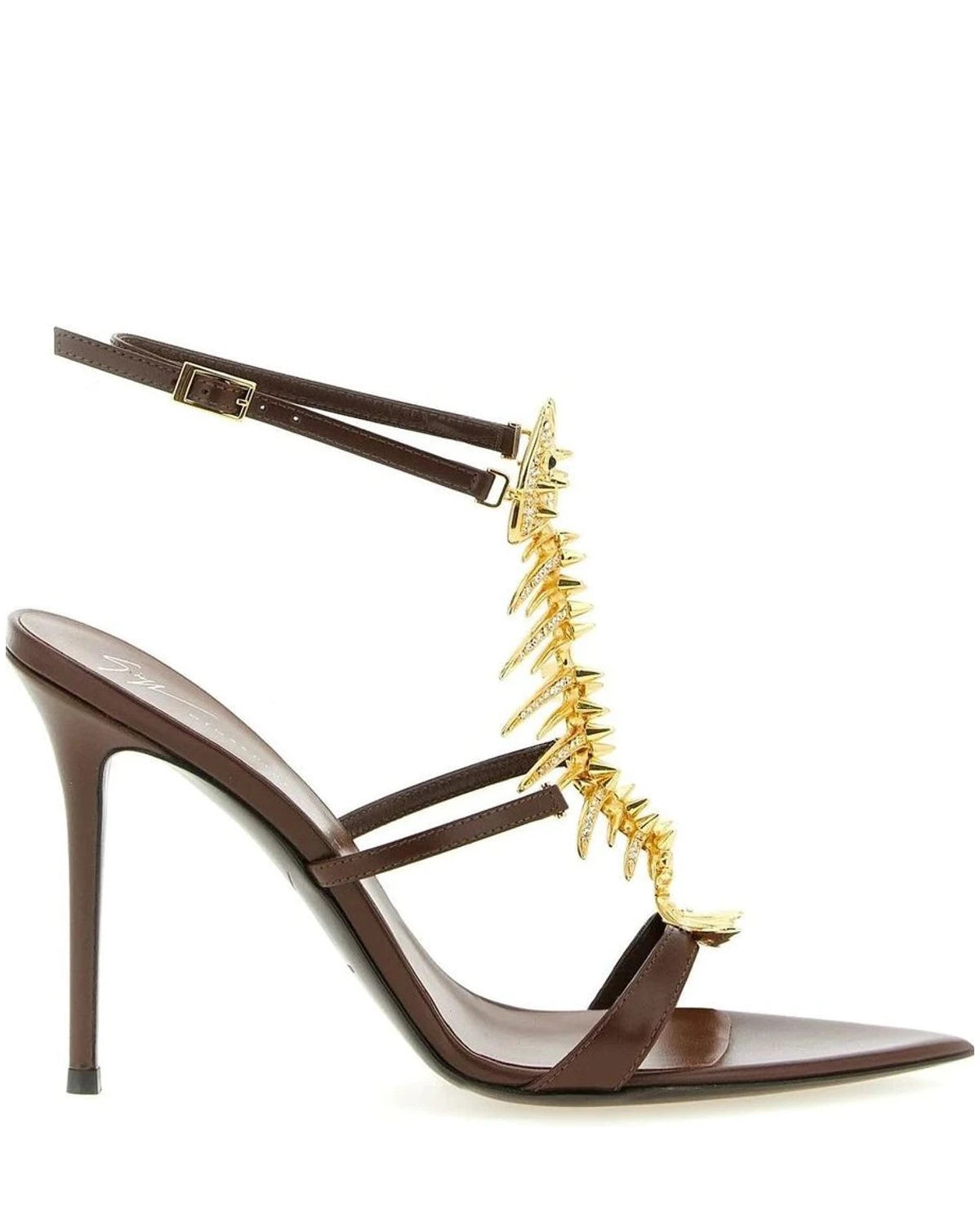 Giuseppe Zanotti Brown Stiletto Sandals