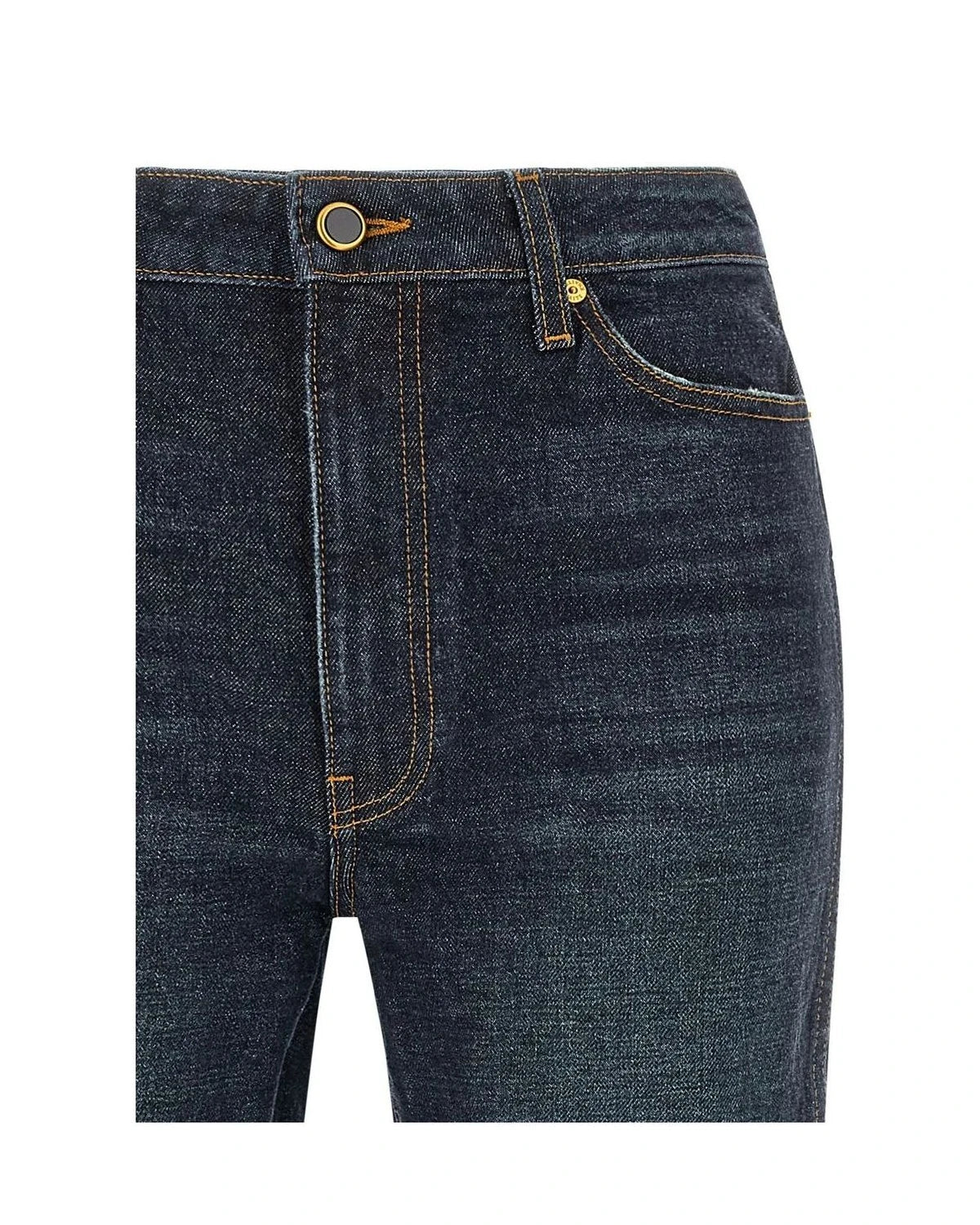 Khaite Jean in blue, Cotton — view 3