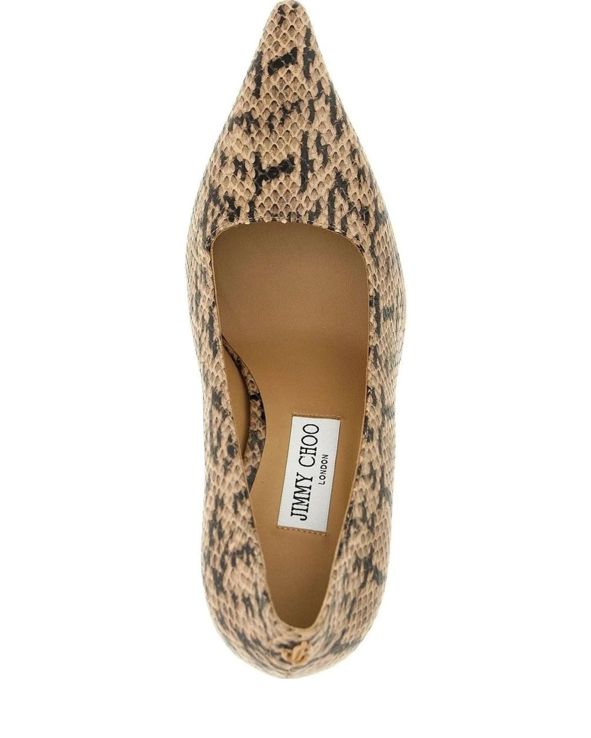 Jimmy Choo Snake Brown Pumps