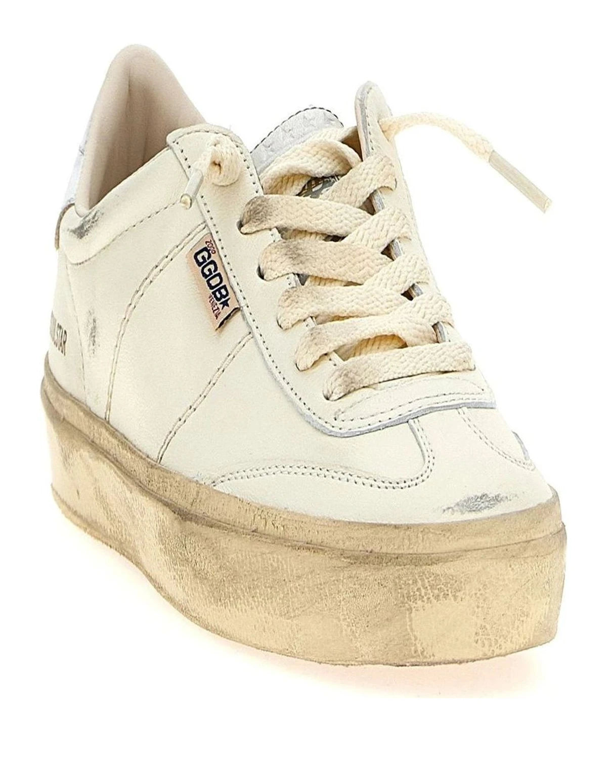 Golden Goose Silver Sneakers