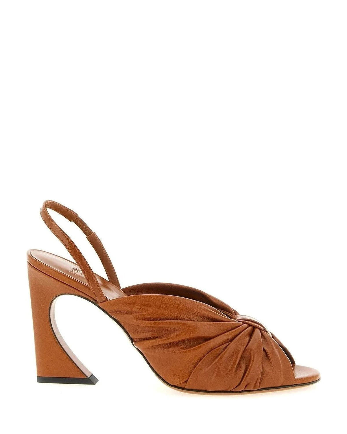 Fendi Brown Stiletto Sandals