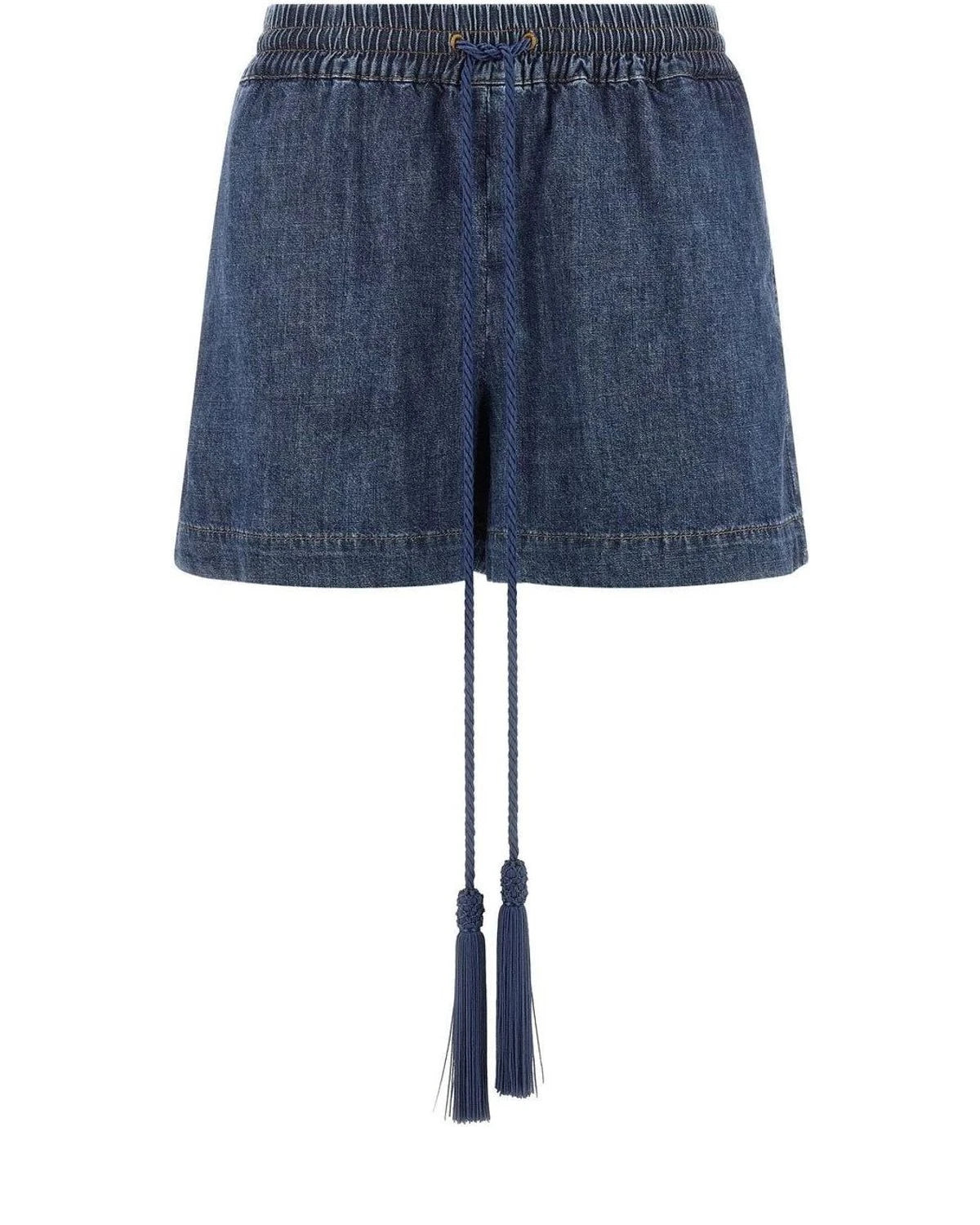 Valentino Garavani Denim Short in blue, Cotton