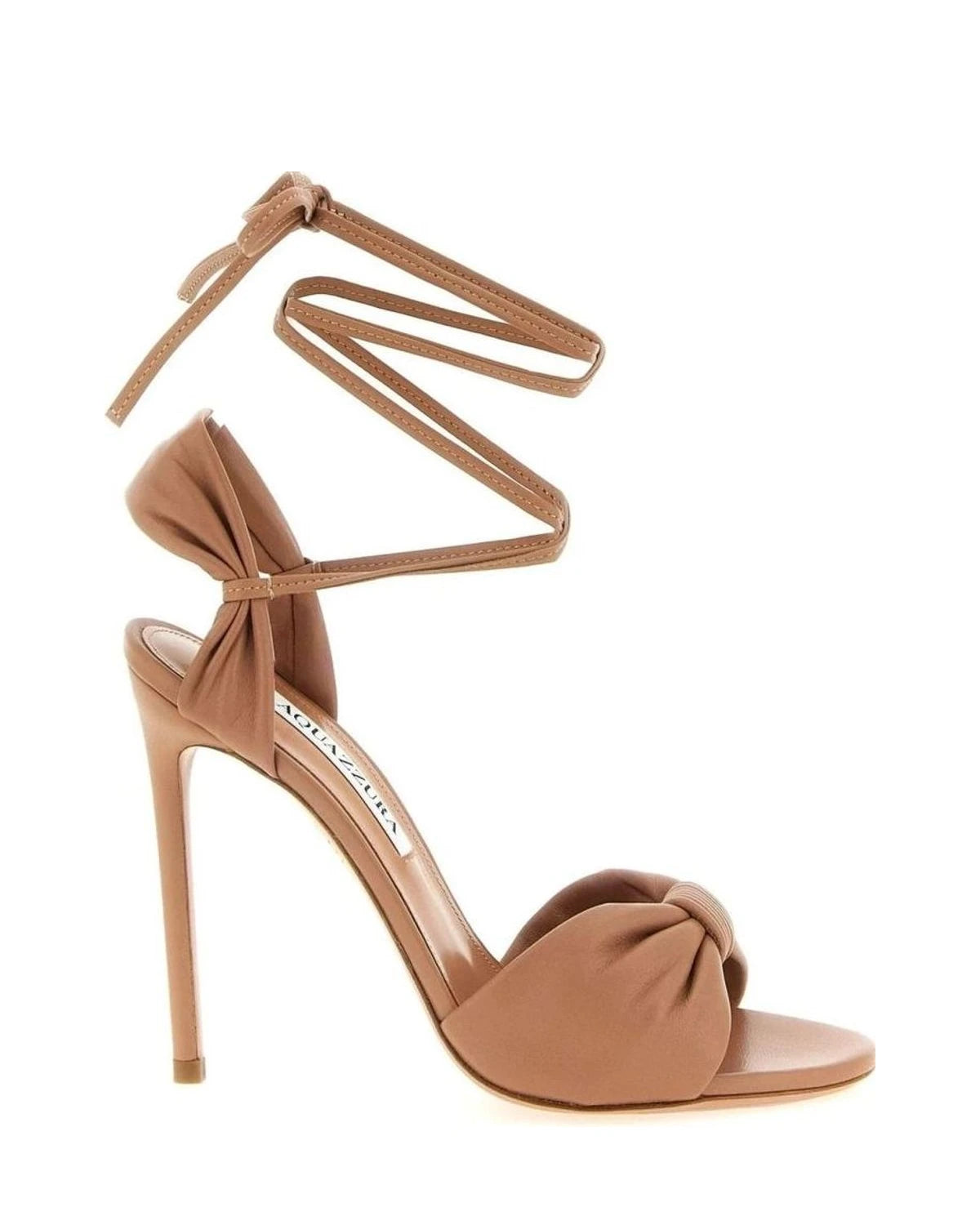 Aquazzura Nude Stiletto Sandals