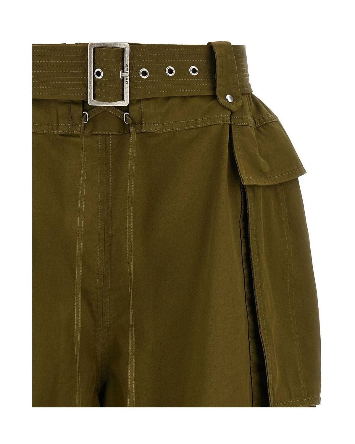 Alexander McQueen Cargo Short in green, Cotton — view 3