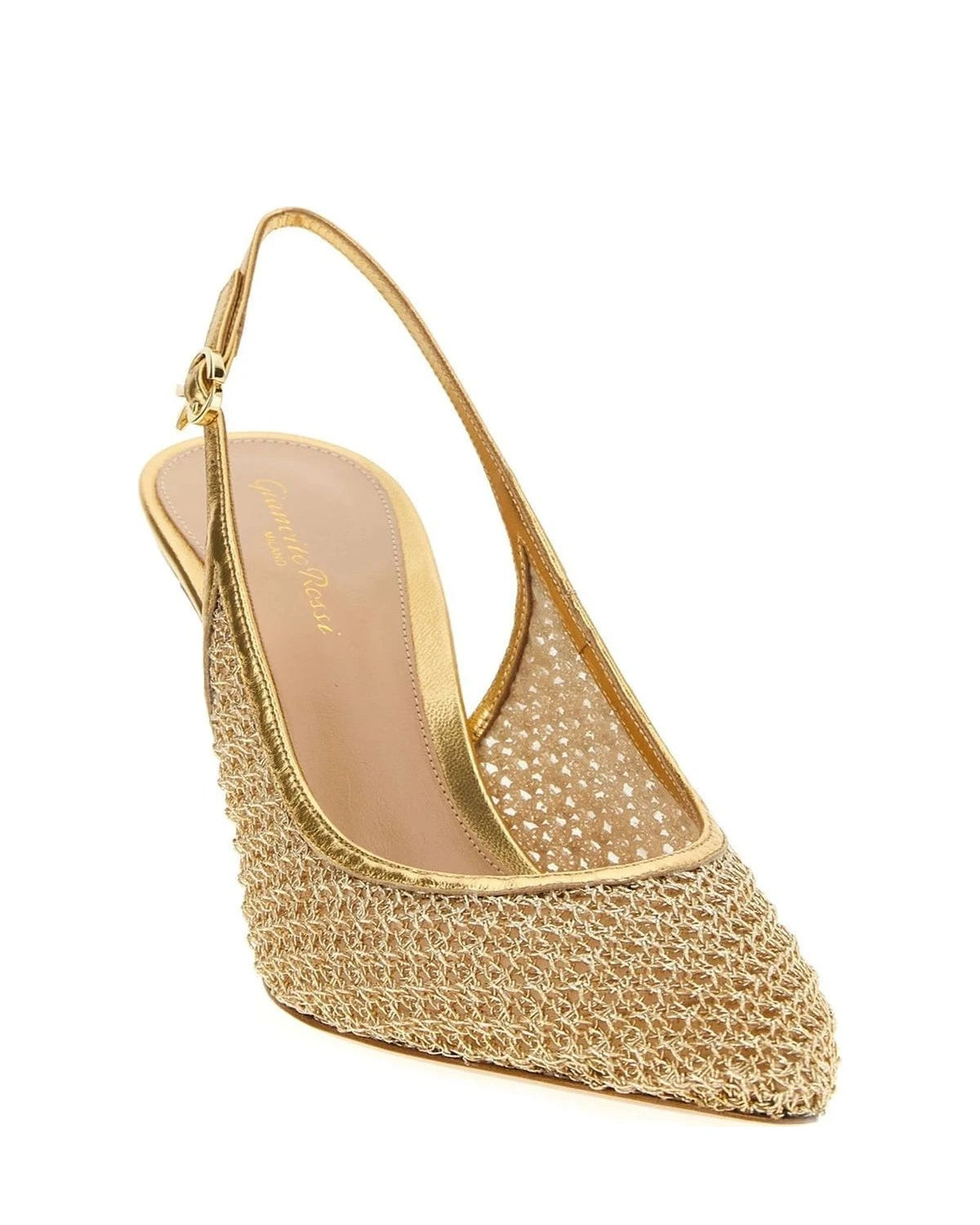 Gianvito Rossi Gold Pumps