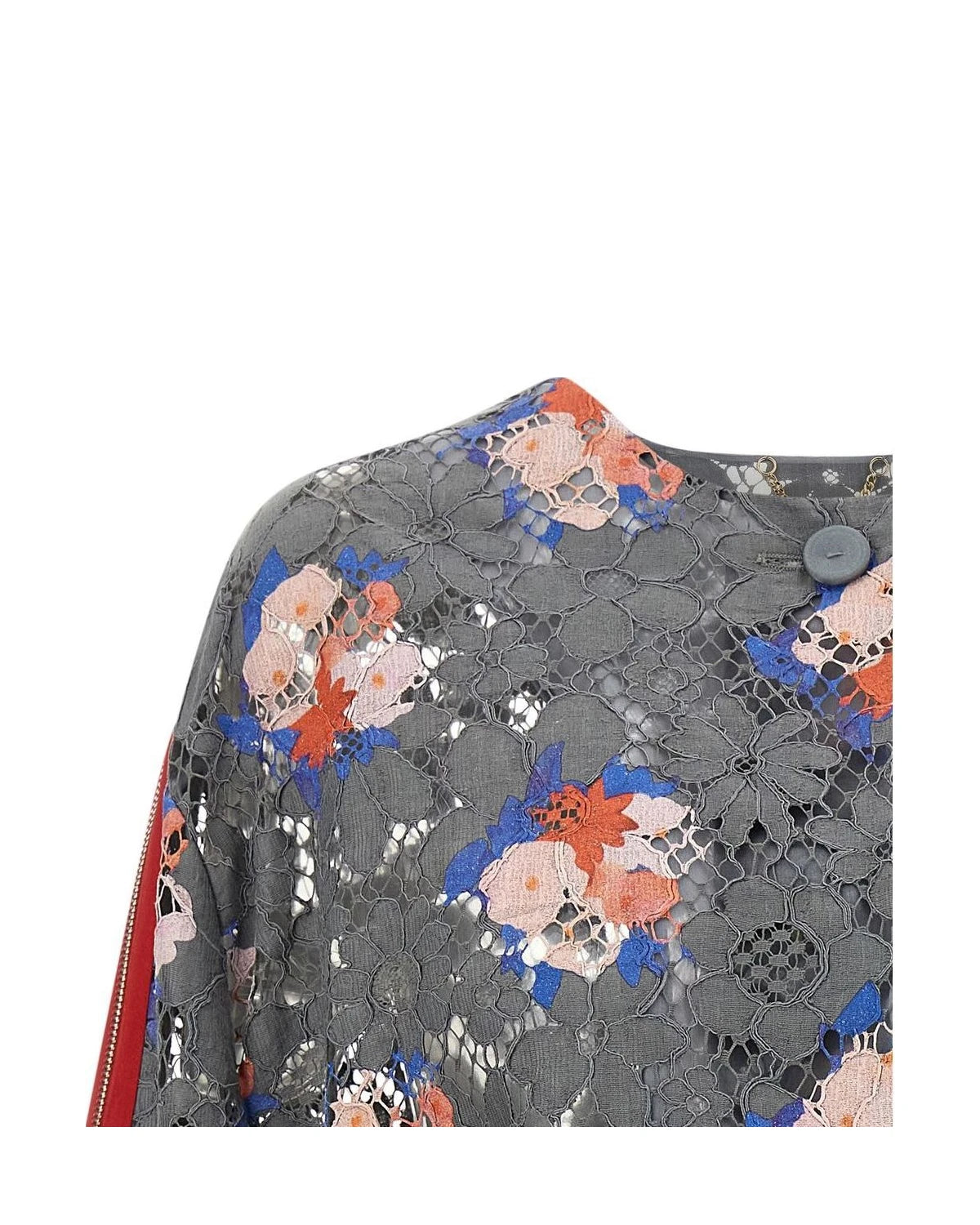 Fendi Floral Gray Blazer