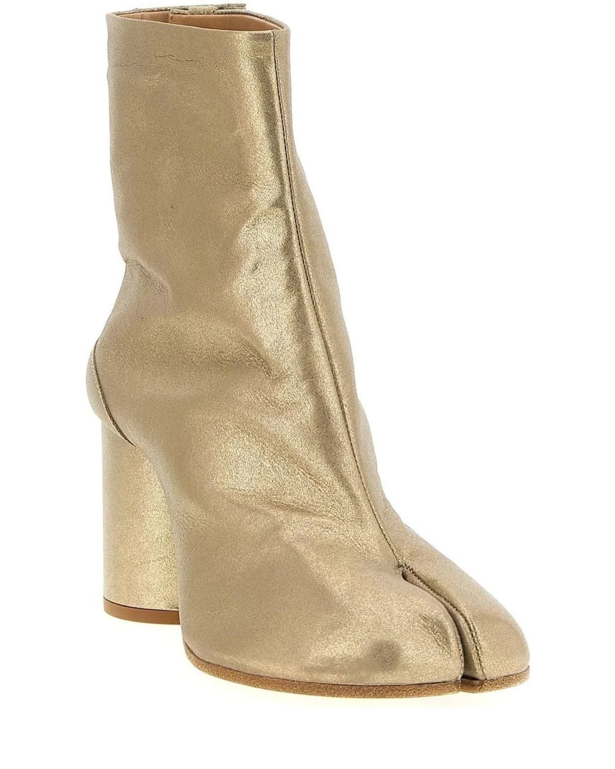 Maison Margiela Gold Ankle Boots