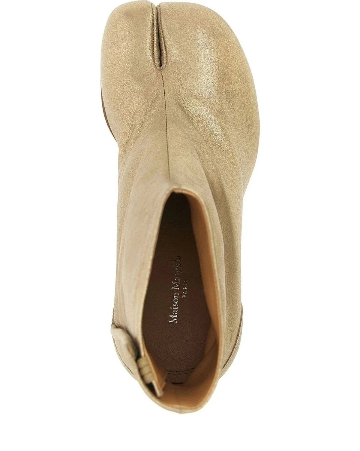 Maison Margiela Gold Ankle Boots