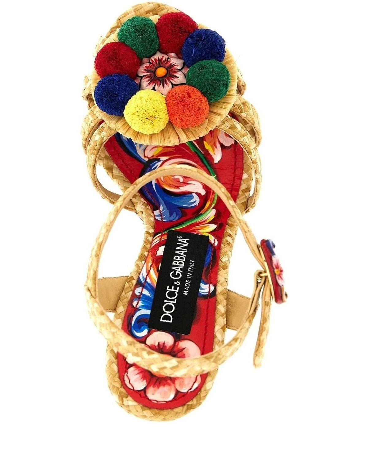 Dolce & Gabbana Multicolor Stiletto Sandals