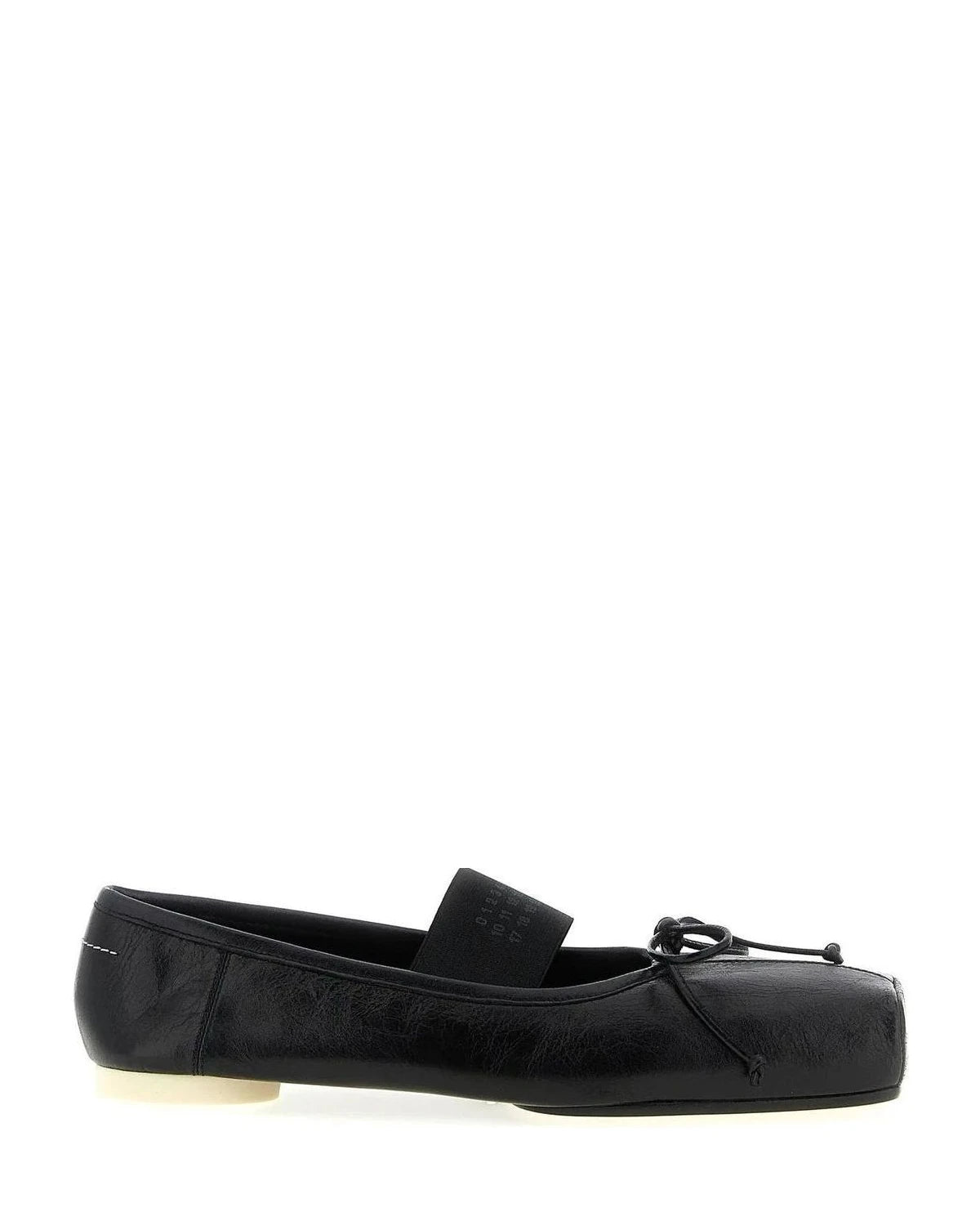 MM6 Maison Margiela Black Ballet Flats