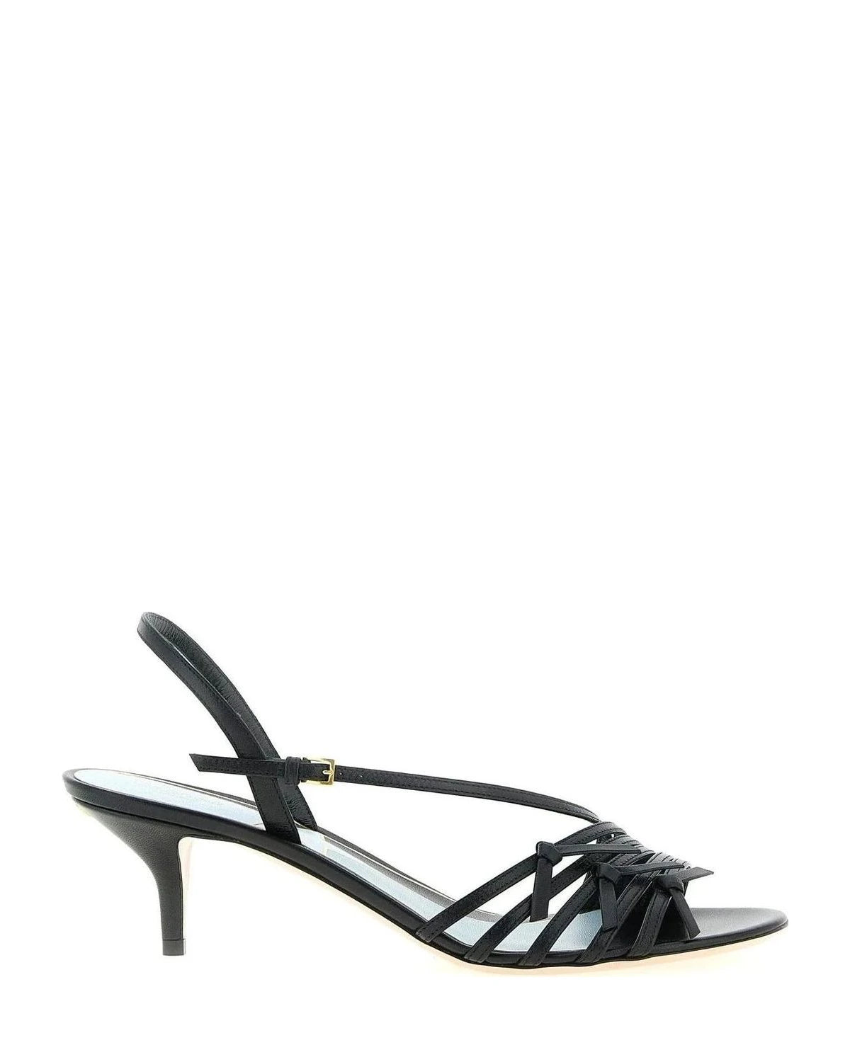 Valentino Garavani Black Stiletto Sandals