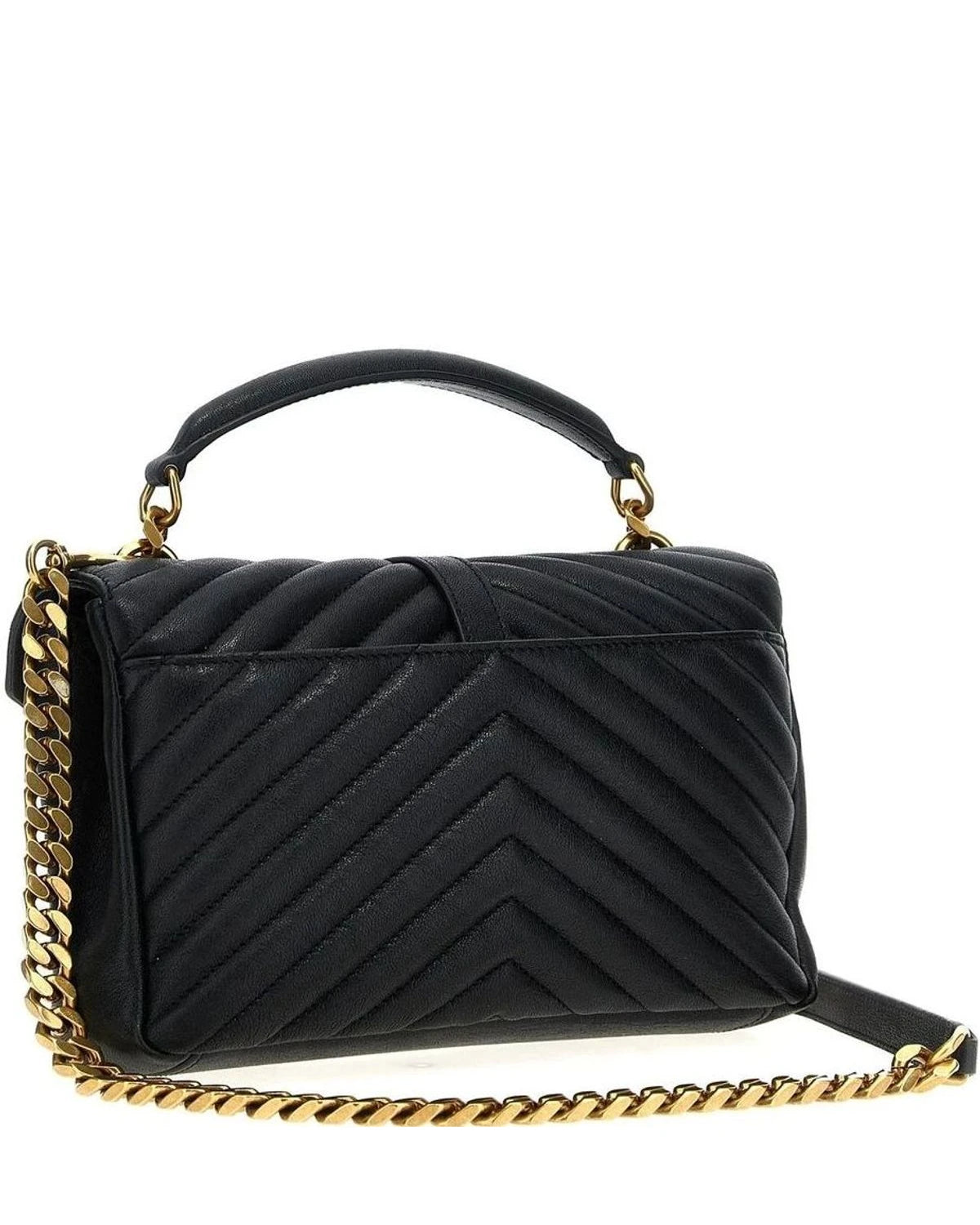 Saint Laurent Satchel Bag in black, Calfskin Leather β view 2