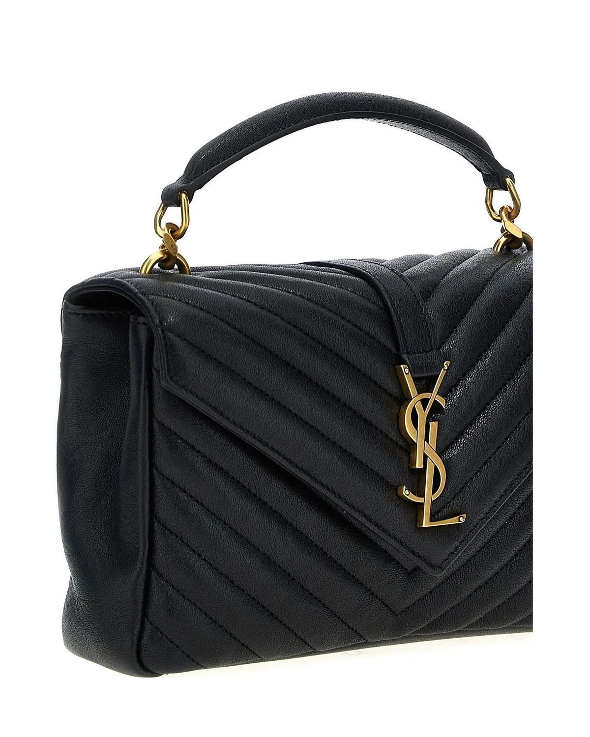 Saint Laurent Satchel Bag in black, Calfskin Leather β view 3