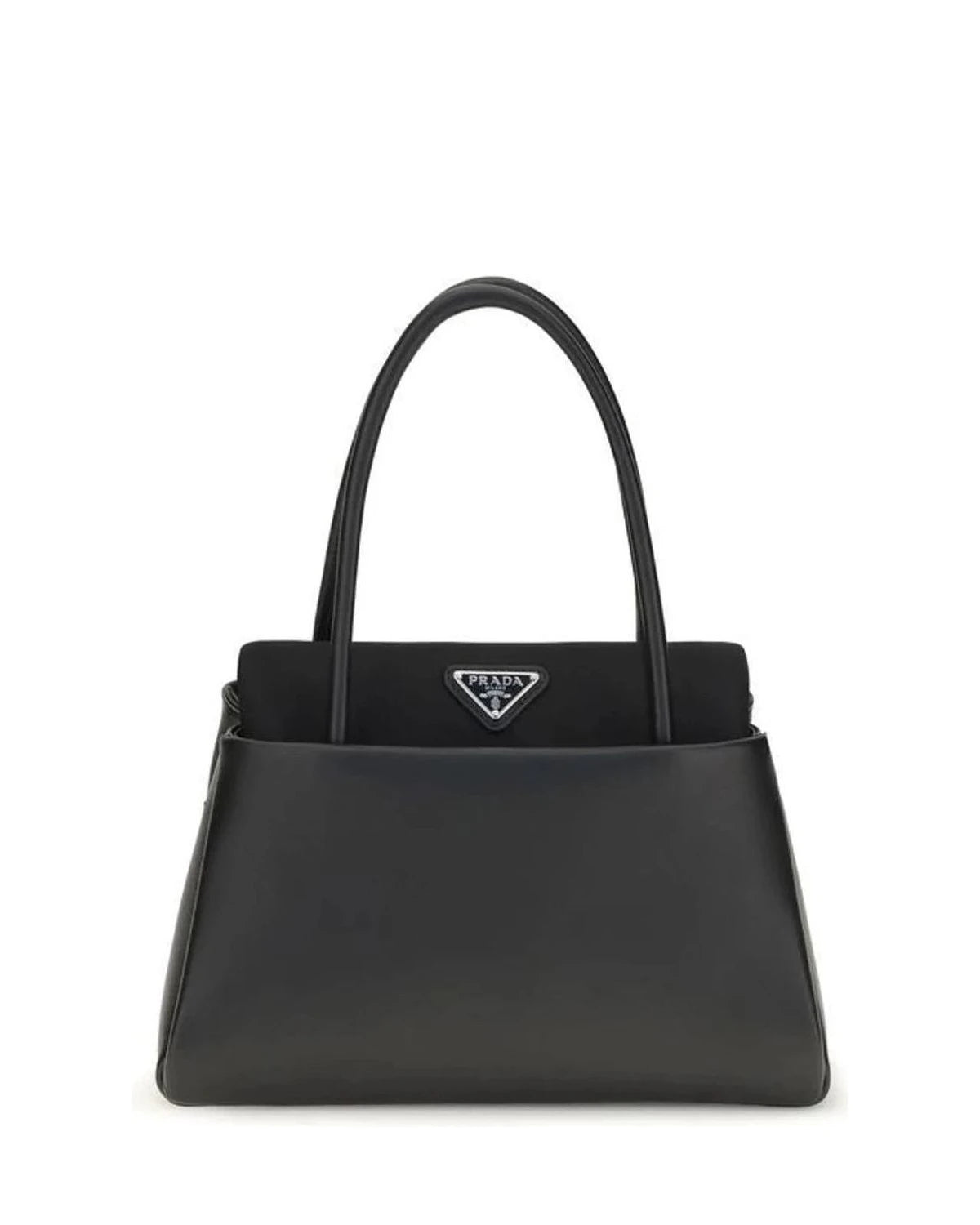 Prada Satchel Bag in black, Calf Leather
