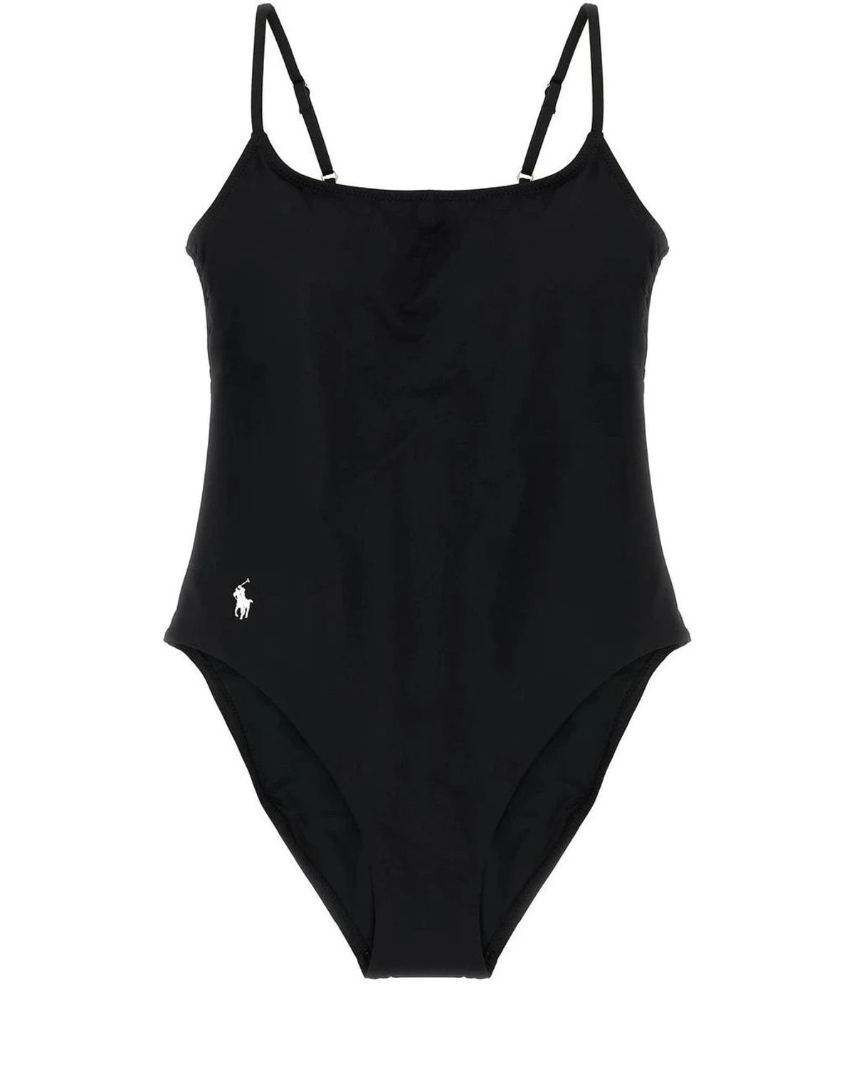 Polo Ralph Lauren One-Piece Swimsuit in black, Recycled Nylon