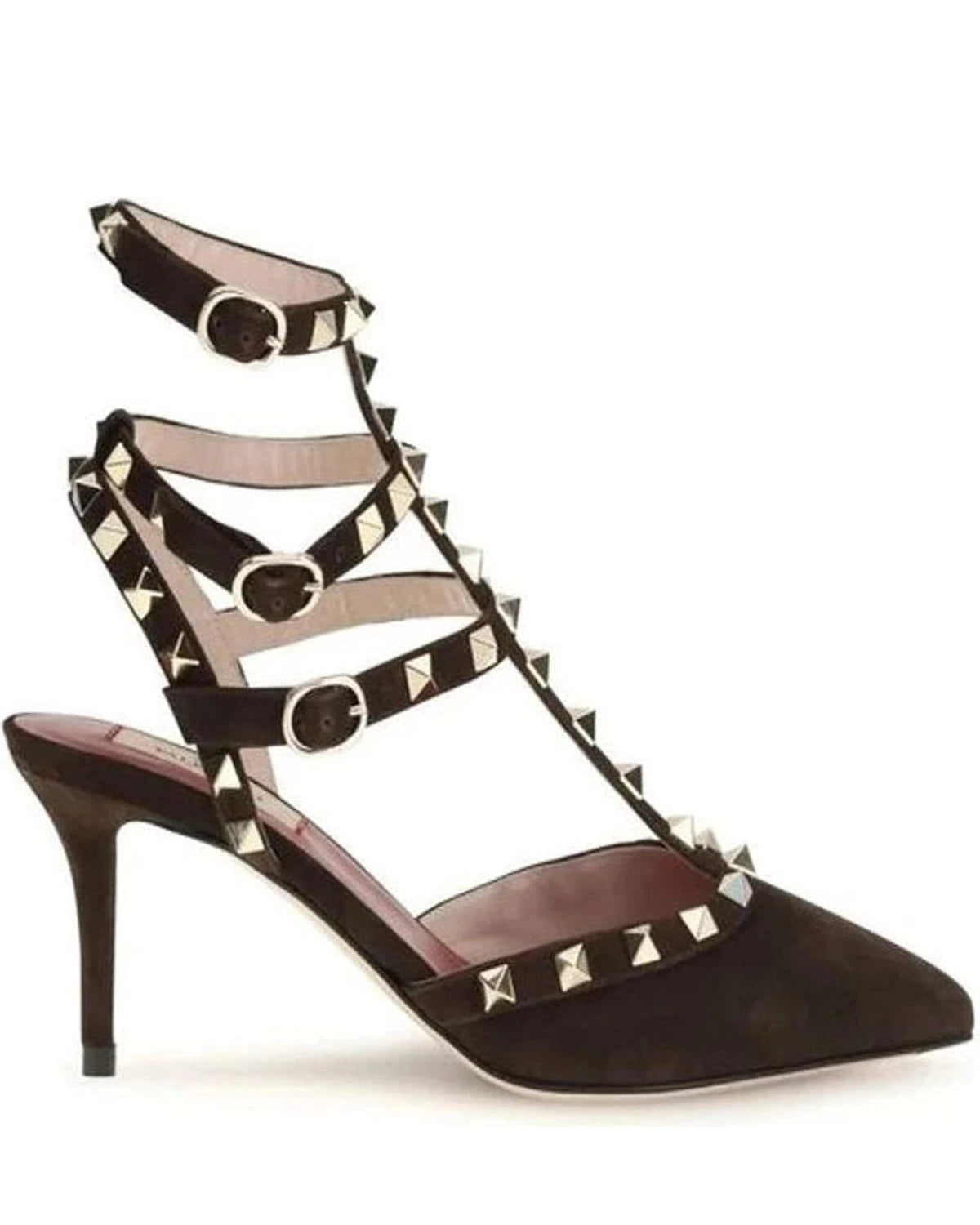 Valentino Garavani Brown Suede Pumps