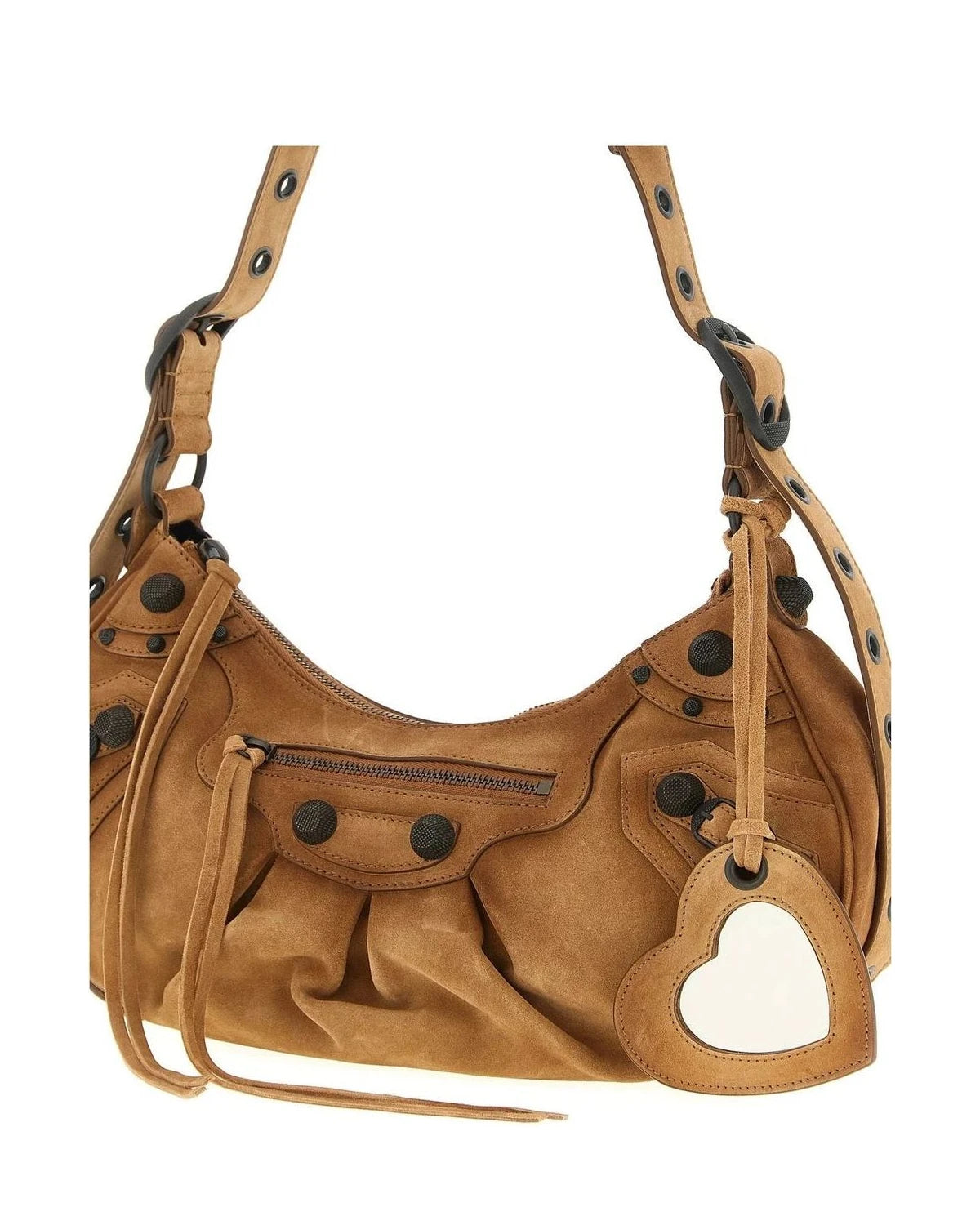 Balenciaga Shoulder Bag in brown, Calfskin Leather — view 3