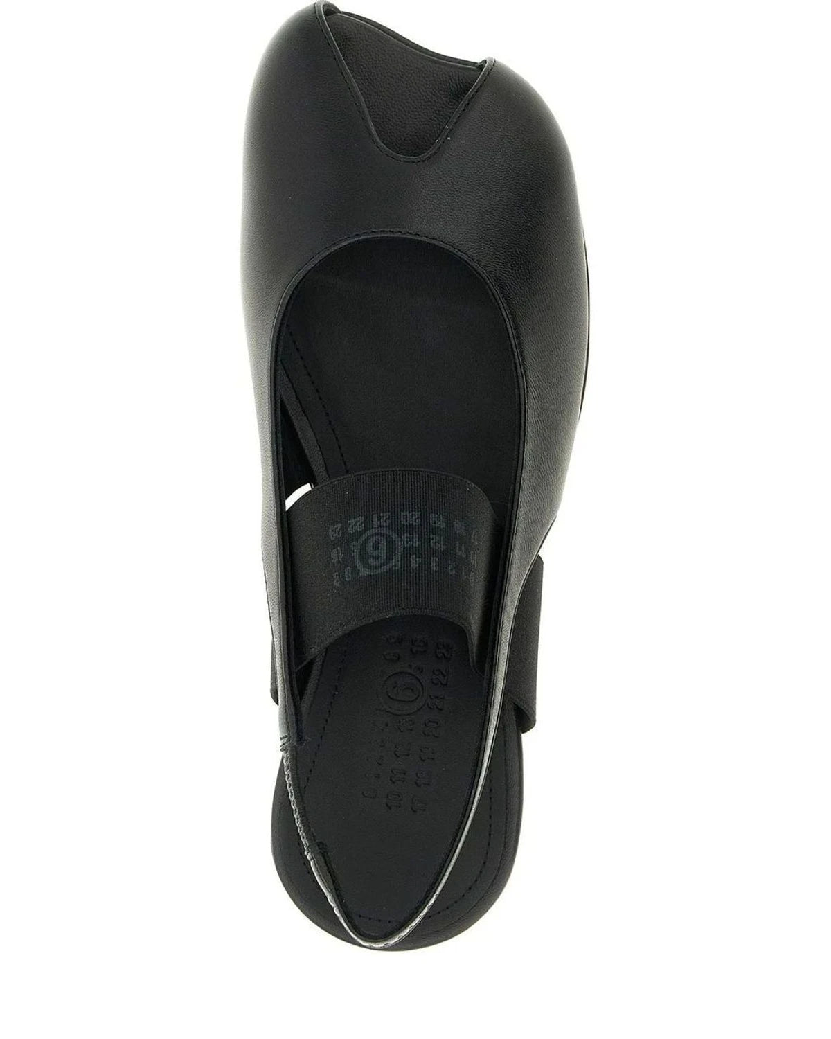 MM6 Maison Margiela Black Sandals